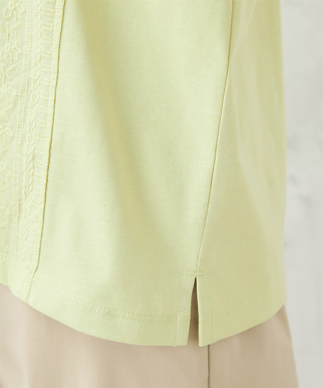 DECOY 刺しゅう切替プルオーバー_sub_5