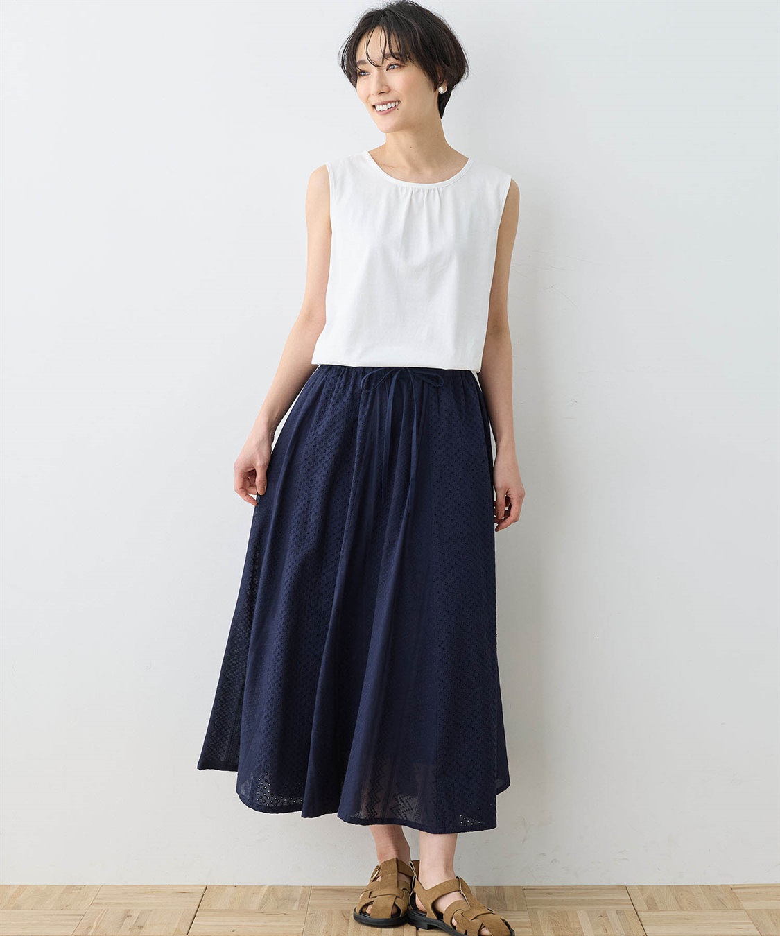 DECOY 【ひやさらコットン】【UVカット】クルーネックタンクトップ_sub_4