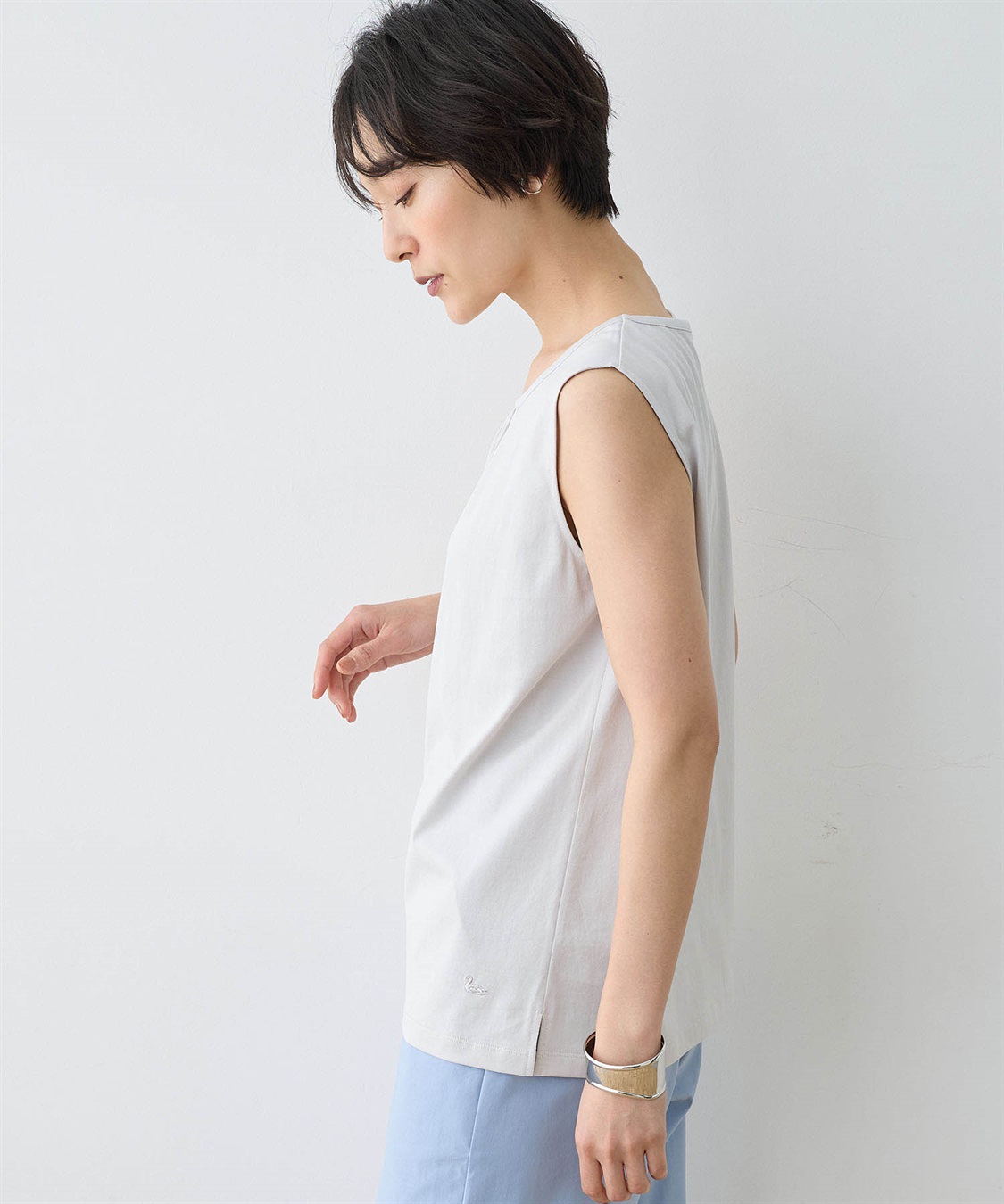 DECOY 【ひやさらコットン】【UVカット】クルーネックタンクトップ_sub_7