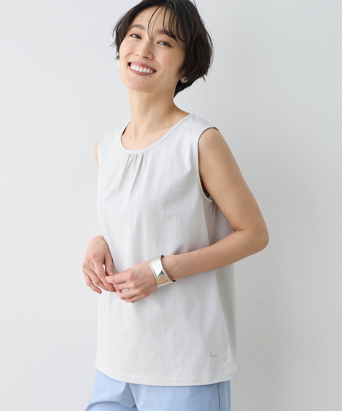 DECOY 【ひやさらコットン】【UVカット】クルーネックタンクトップ_sub_8