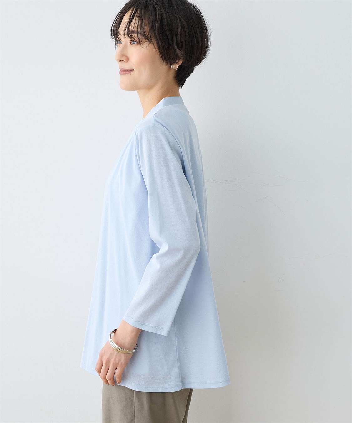 DECOY 【ひやさらコットン】【UVカット】フライスカーディガン_sub_3