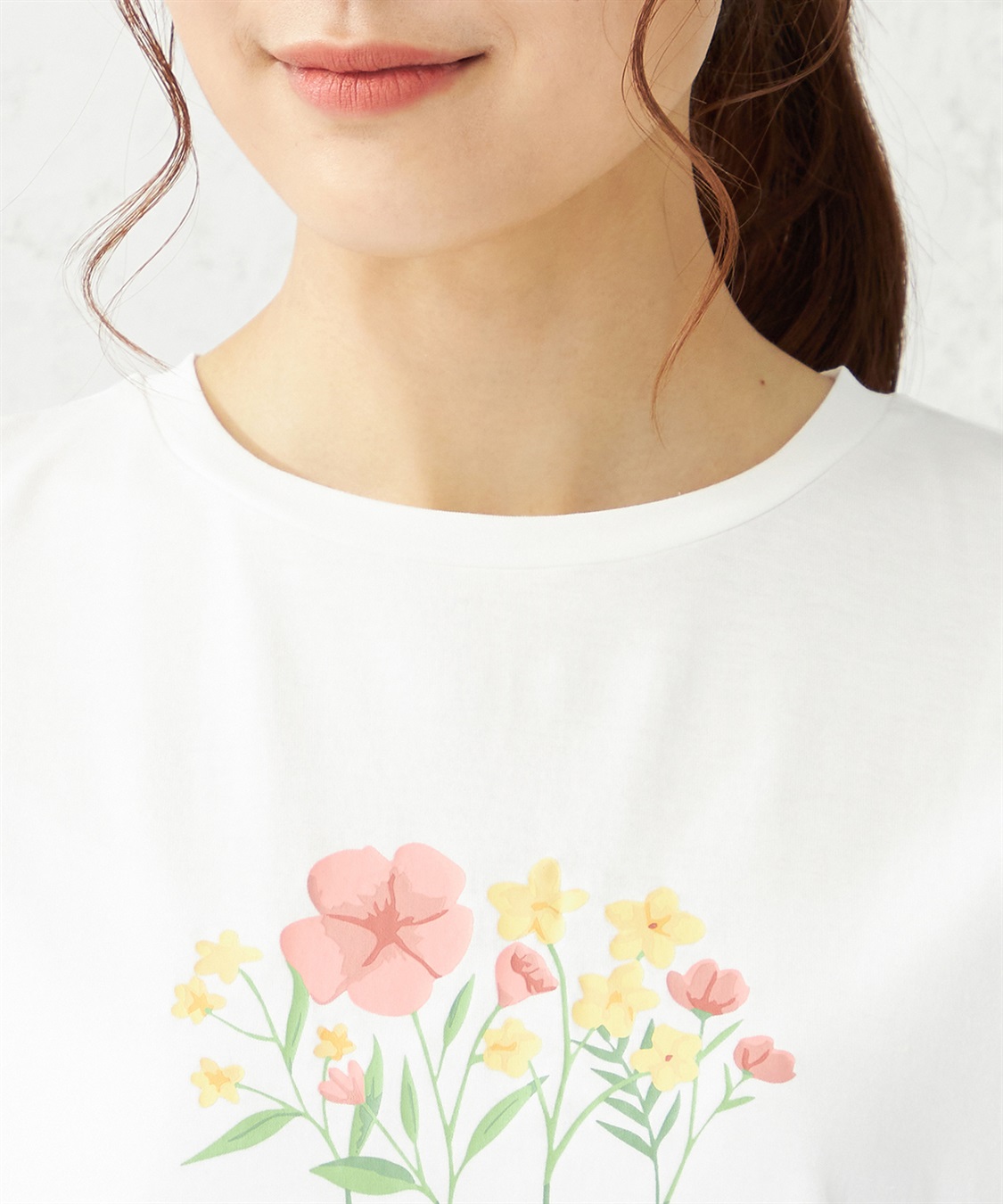 DECOY 【冷感・UVカット】ひやさらモチーフプリントTシャツ_sub_5