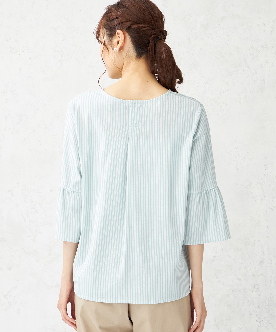 DECOY 【冷感・UVカット】ひやさらギャザースリーブプルオーバー_sub_3