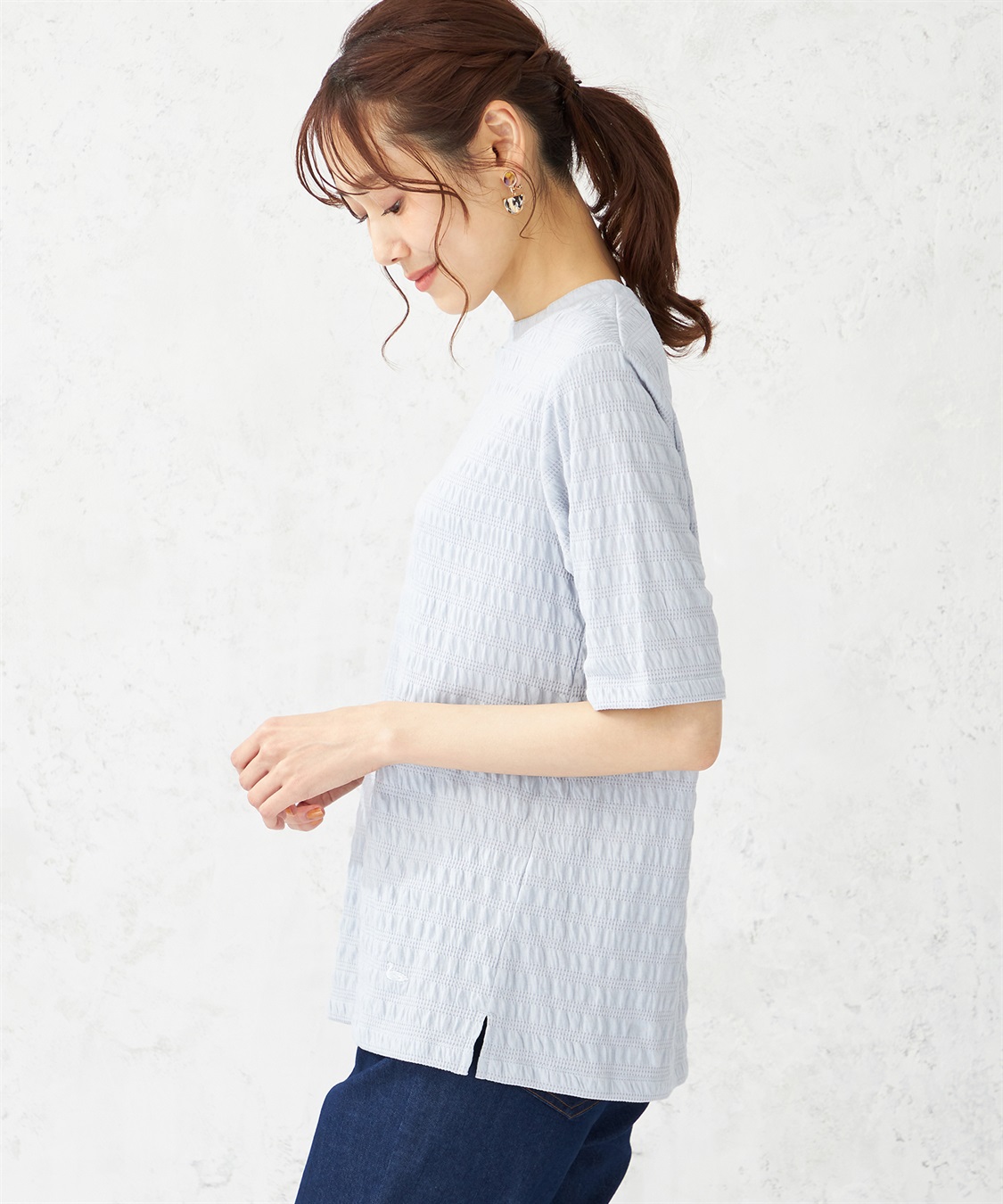 DECOY シャーリングジャガードプルオーバー_sub_1