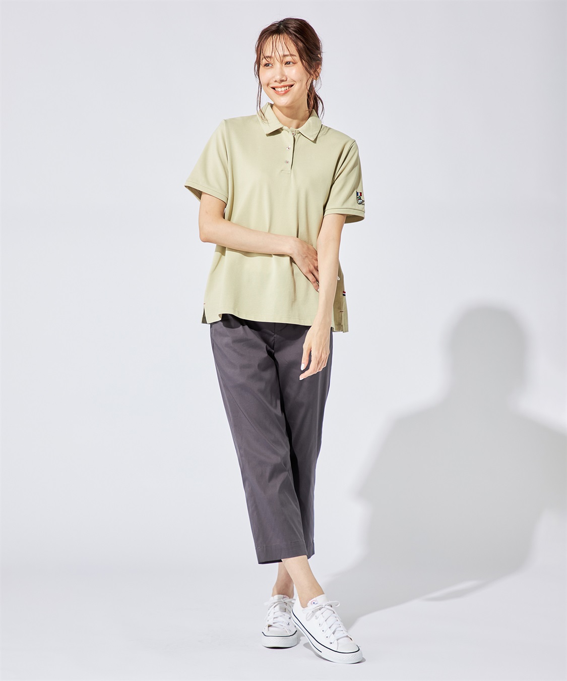 DECOY 【接触冷感】コイくん刺しゅうポロシャツ_sub_14