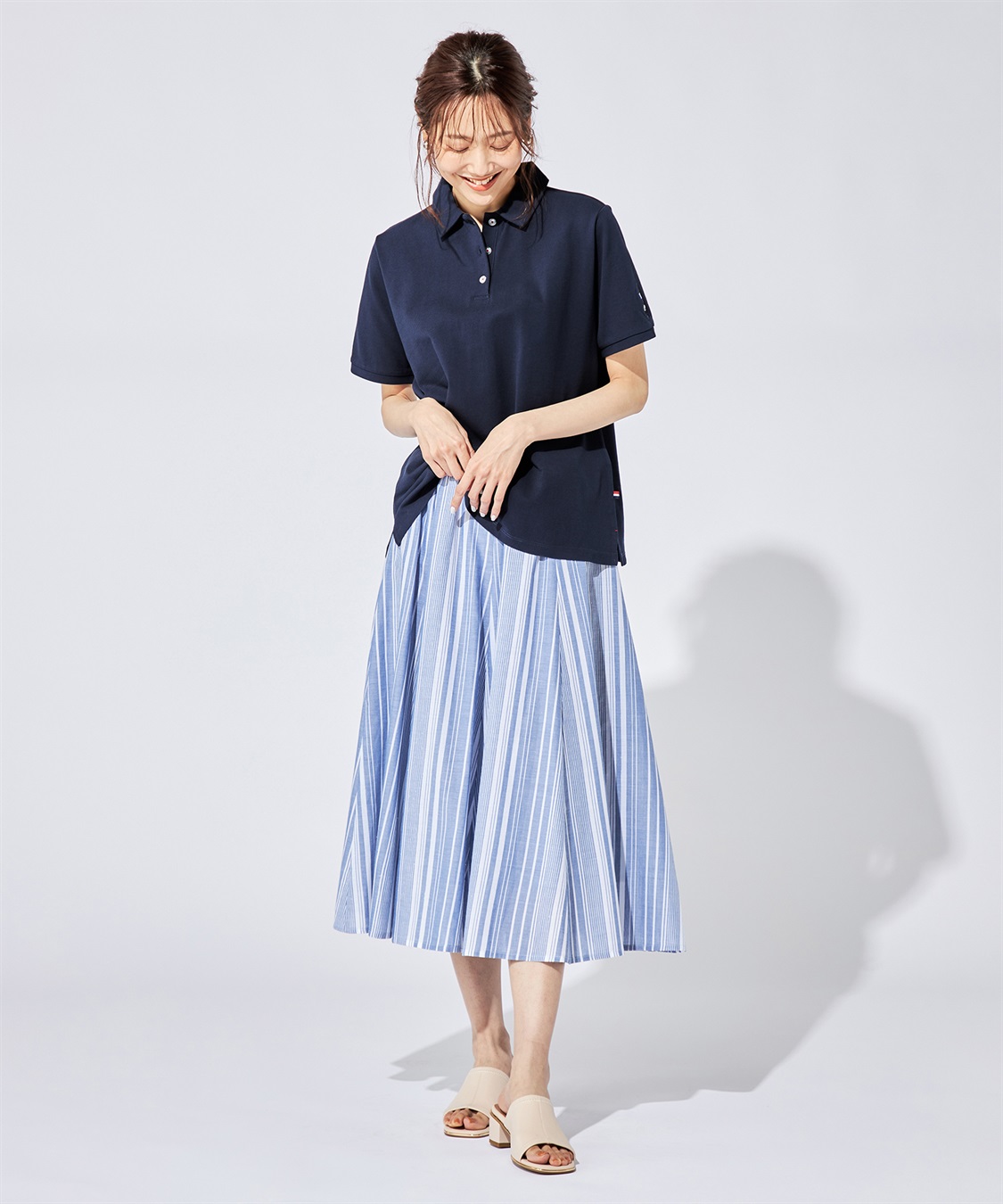 DECOY 【接触冷感】コイくん刺しゅうポロシャツ_sub_16