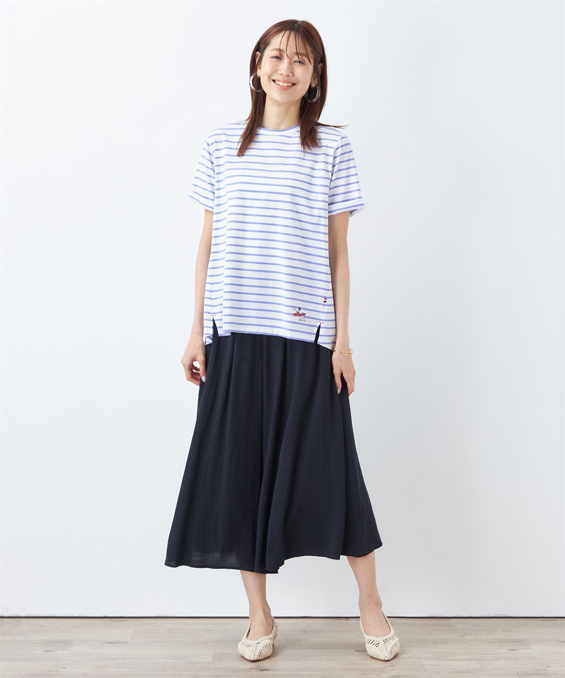 DECOY コイくんボーダーTシャツ_sub_3