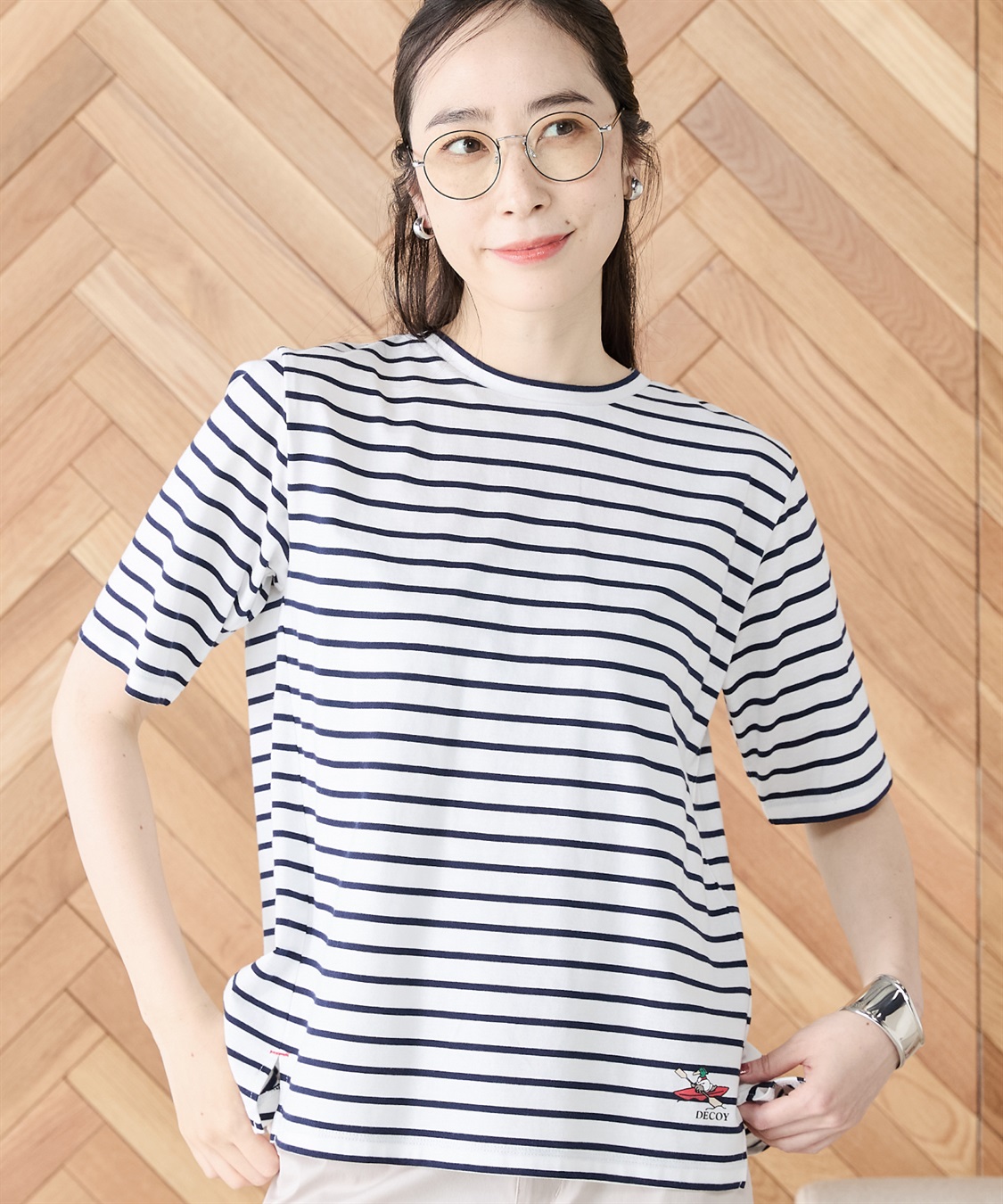 DECOY コイくんボーダーTシャツ_sub_7