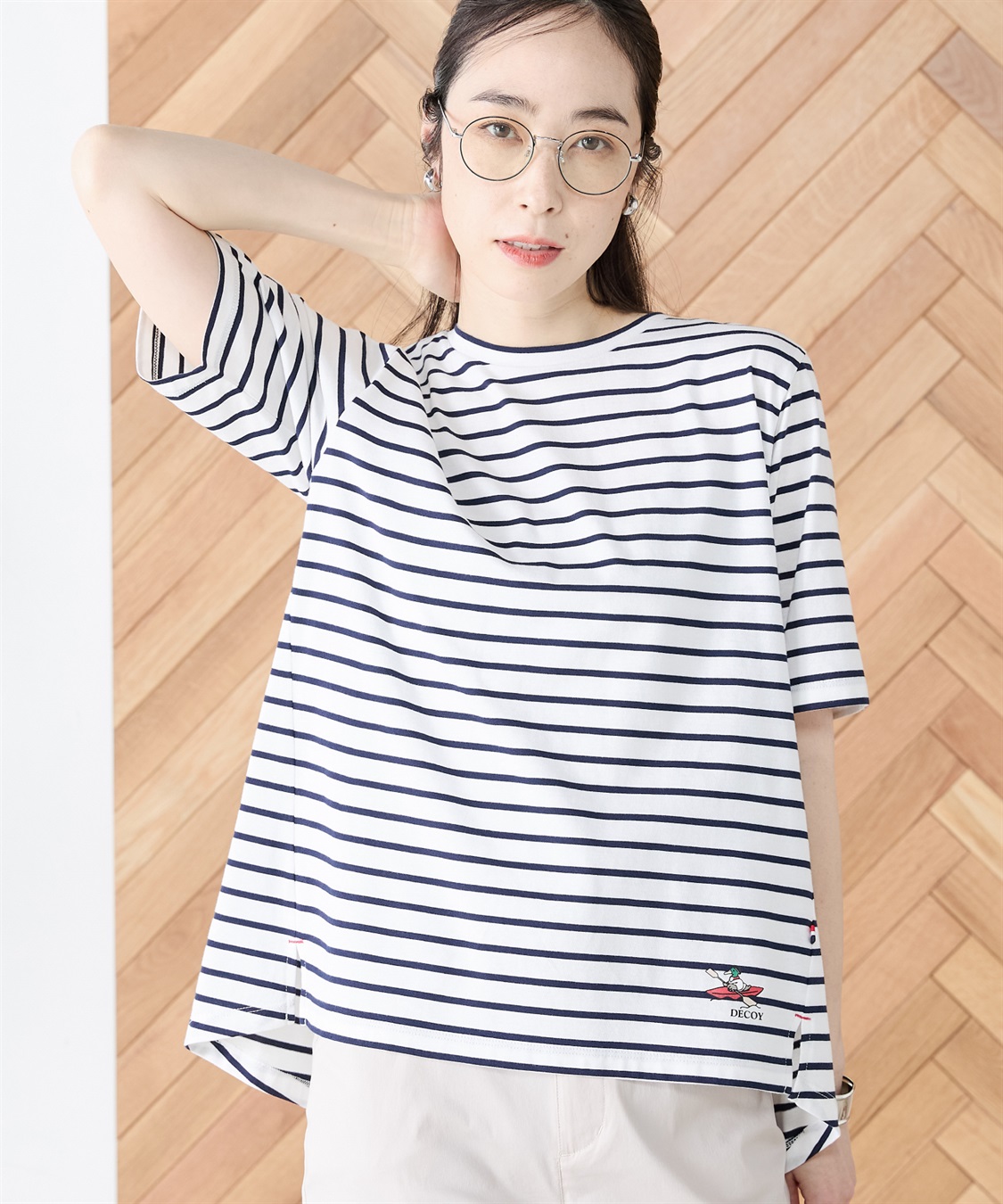 DECOY コイくんボーダーTシャツ_sub_8
