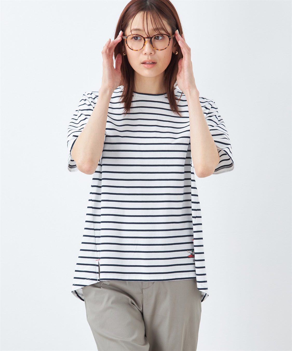 DECOY コイくんボーダーTシャツ_sub_20