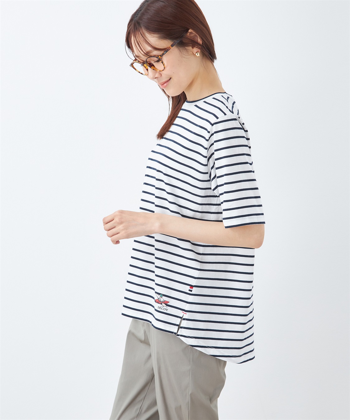 DECOY コイくんボーダーTシャツ_sub_21