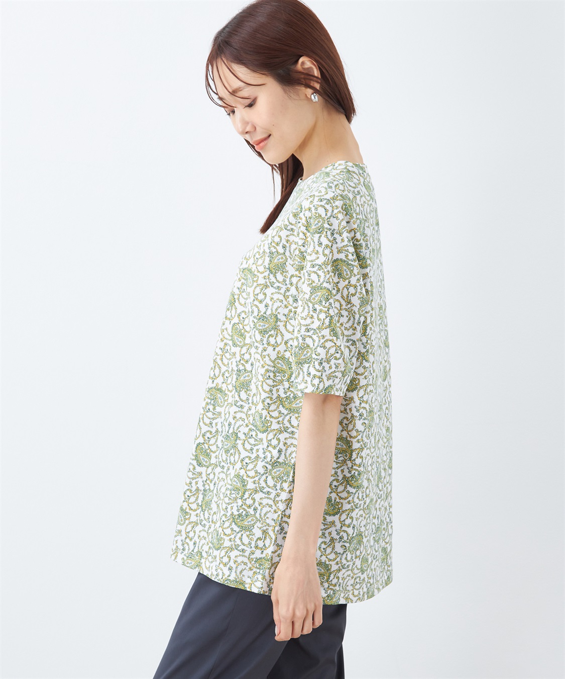 DECOY ひやさやチュニックプルオーバー_sub_1