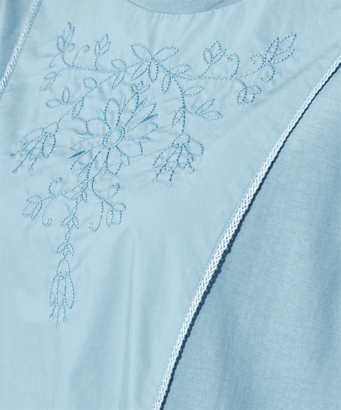 DECOY 【冷感】【汗じみ防止】ひやさら刺しゅう切替Tシャツ_sub_7