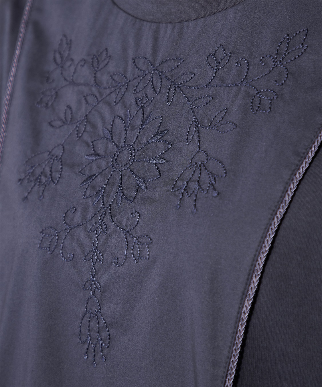 DECOY 【冷感】【汗じみ防止】ひやさら刺しゅう切替Tシャツ_sub_8