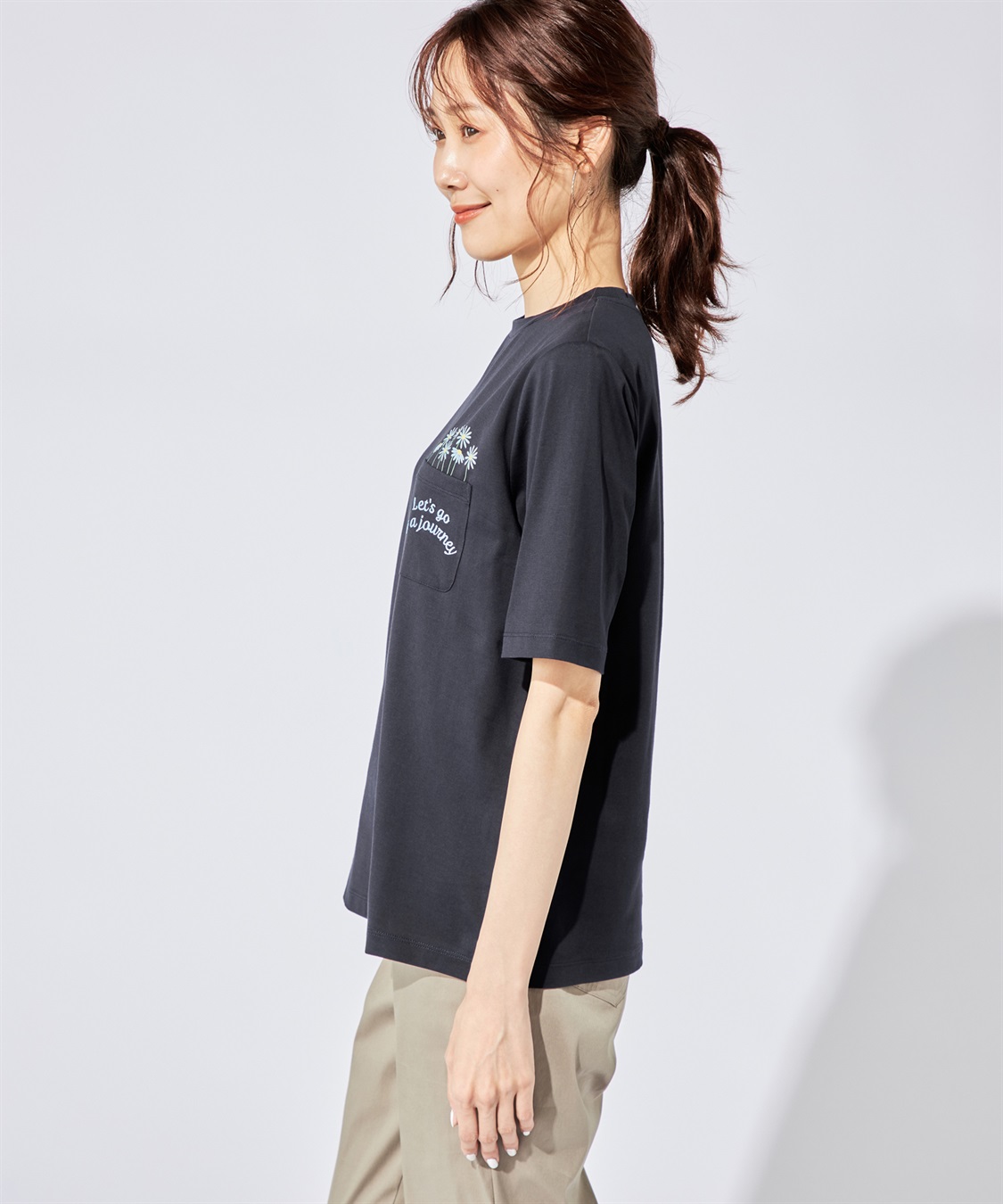 DECOY 【冷感】【汗じみ防止】ひやさらポケットプリントTシャツ_sub_15