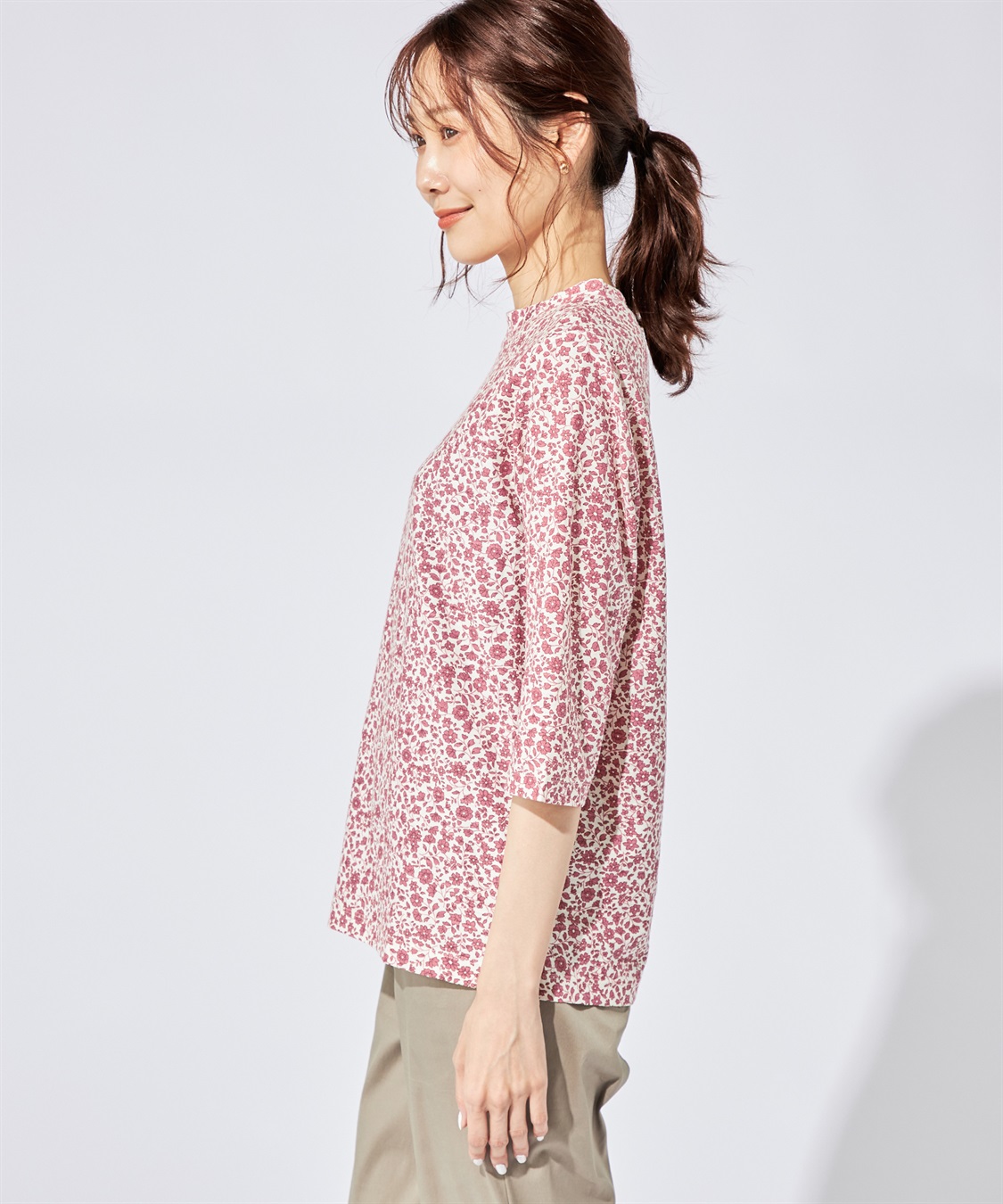 DECOY ジャガードプリントTシャツ_sub_1