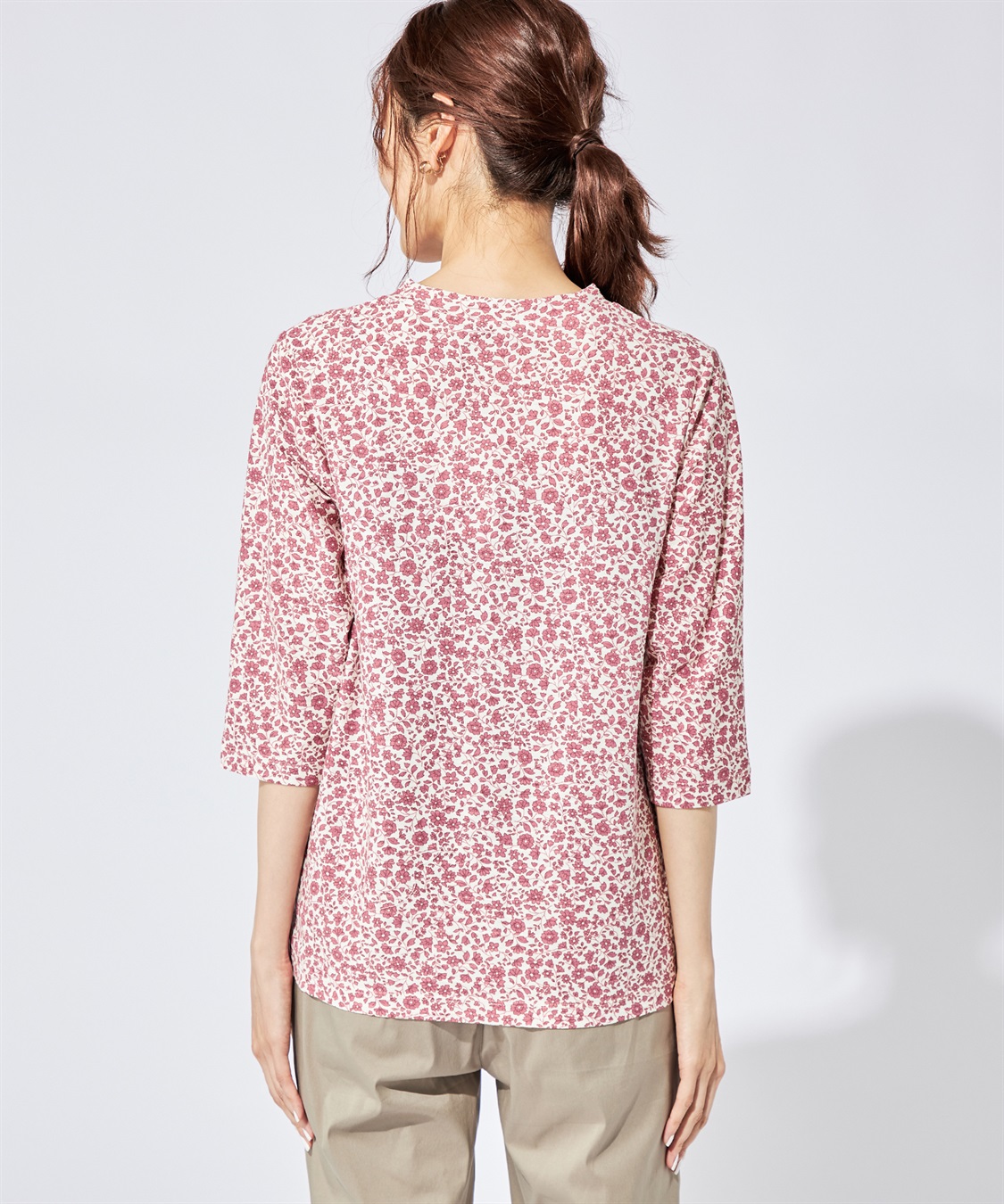 DECOY ジャガードプリントTシャツ_sub_2