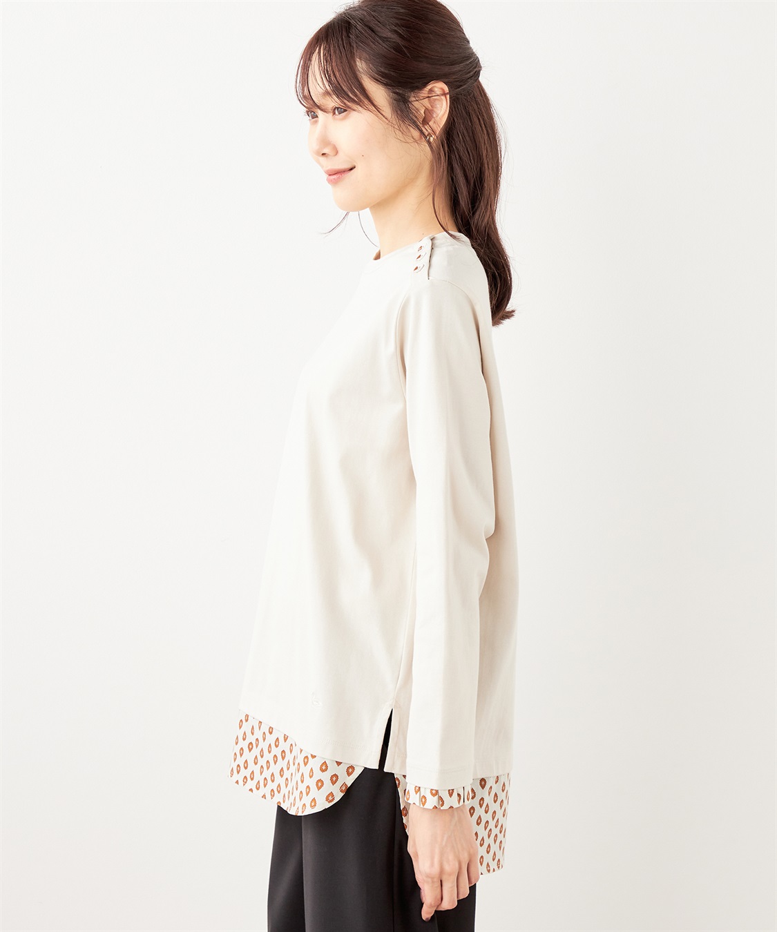 DECOY レゾリヴァードレイヤード風プルオーバー_sub_1