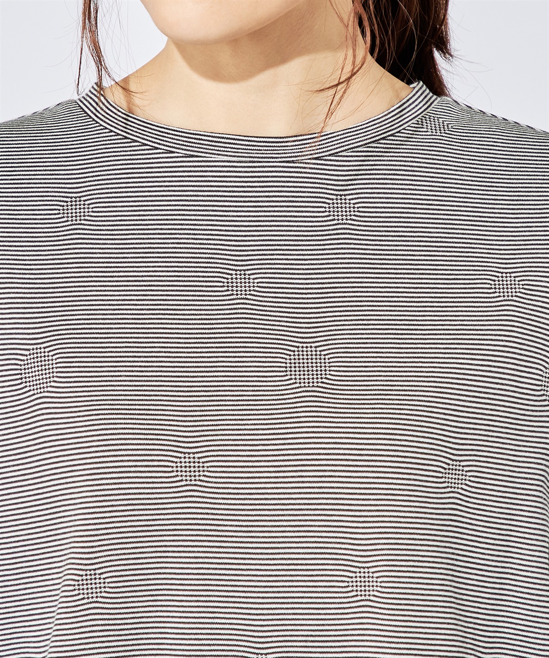 DECOY ボーダードットTシャツ_sub_3