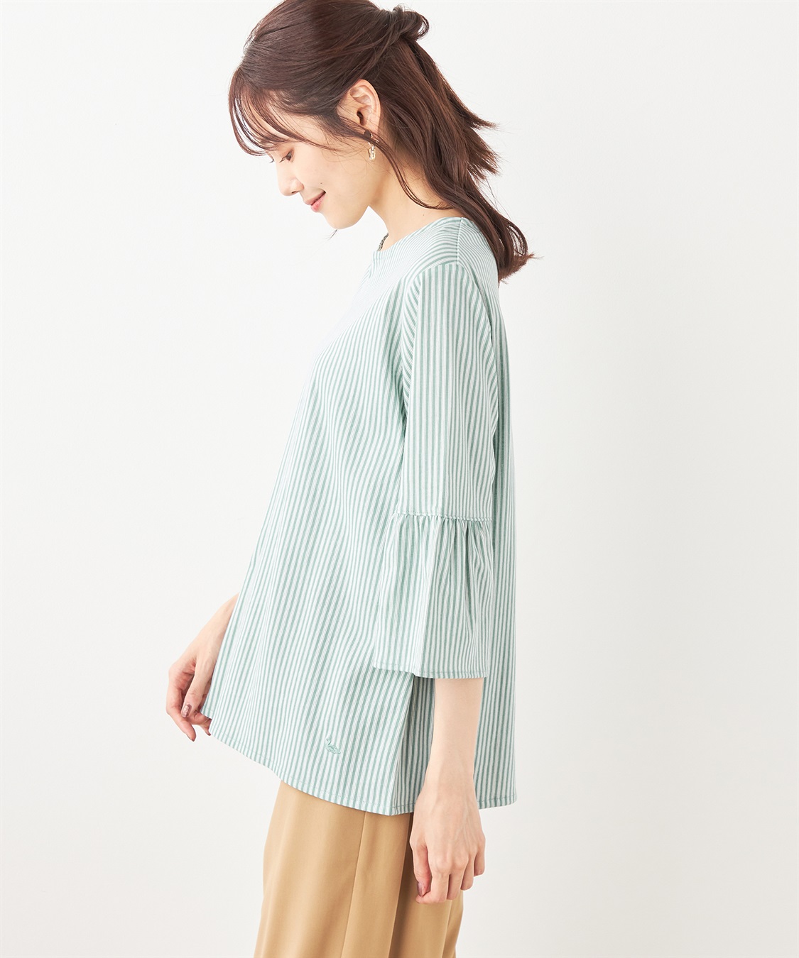 DECOY ギャザースリーブプルオーバー_sub_1