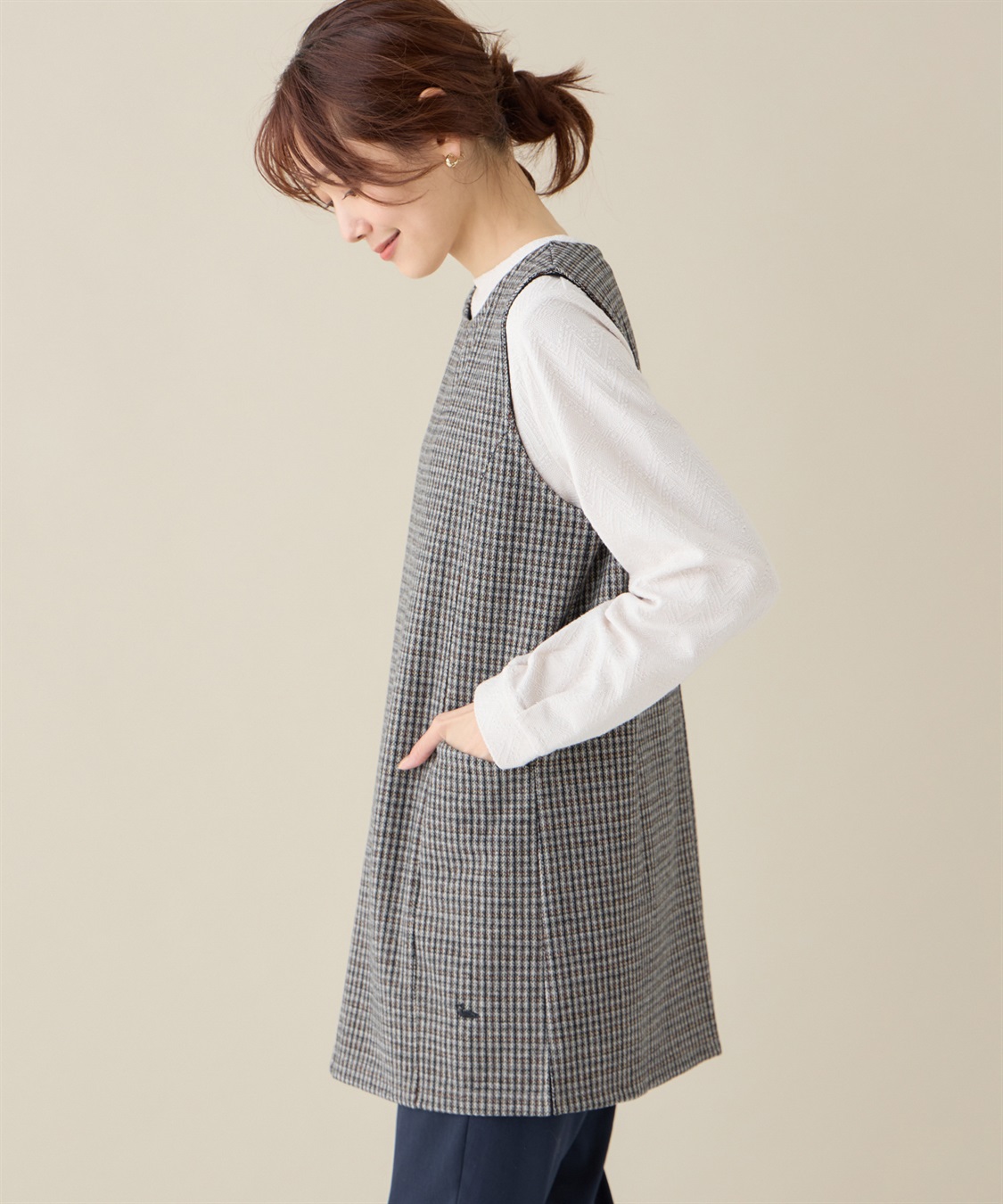 DECOY ジャガードジャンパードレス_sub_1