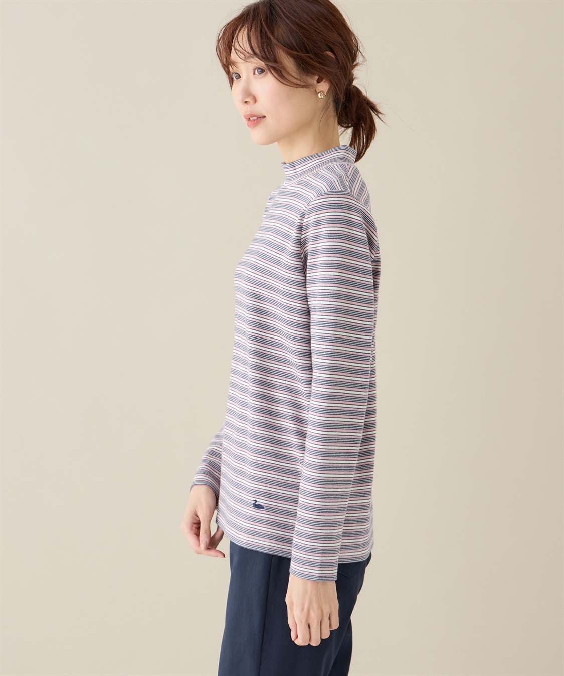 DECOY オーガニックコットンボーダープルオーバー_sub_1