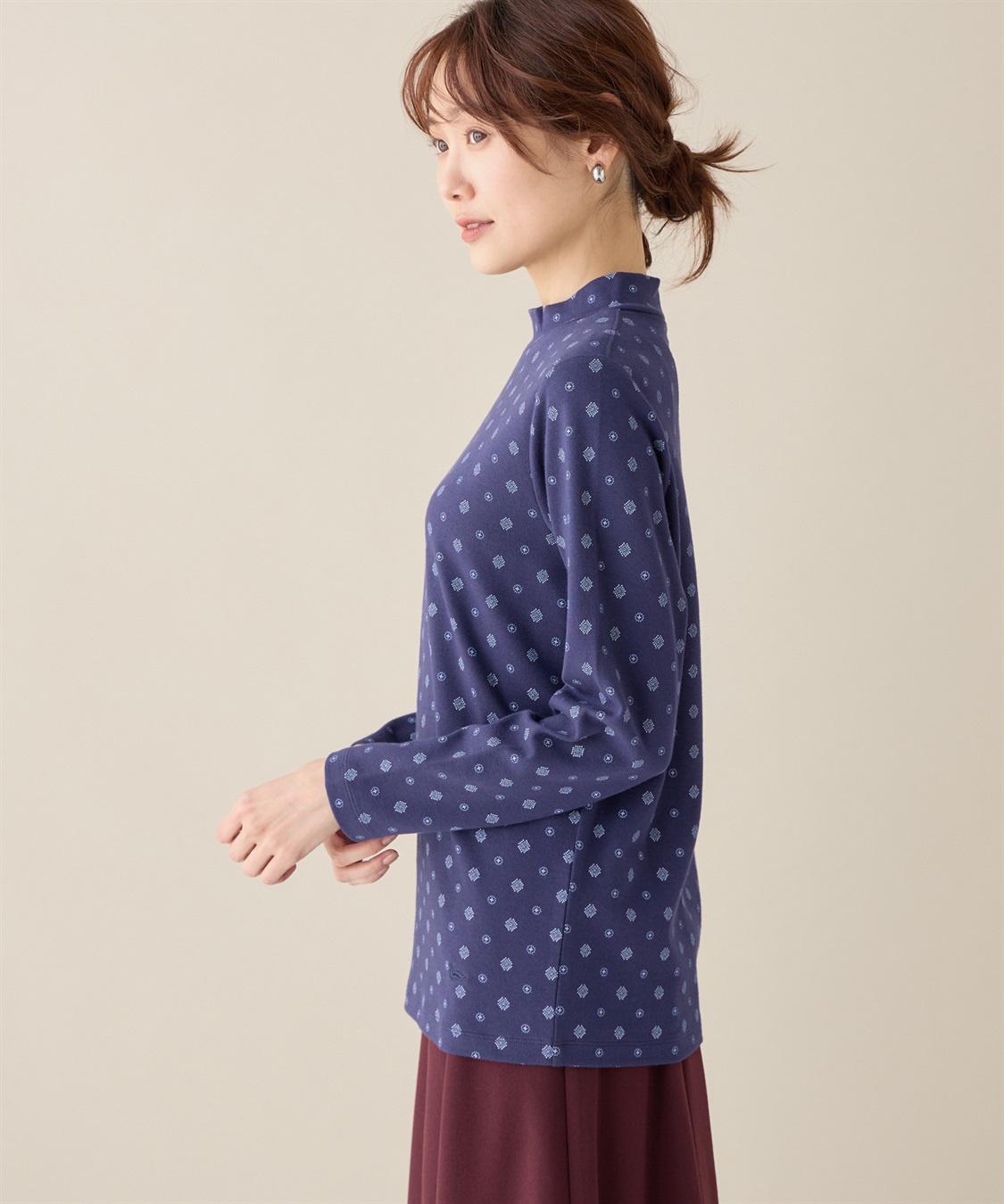 DECOY オーガニックコットンプリントプルオーバー_sub_1