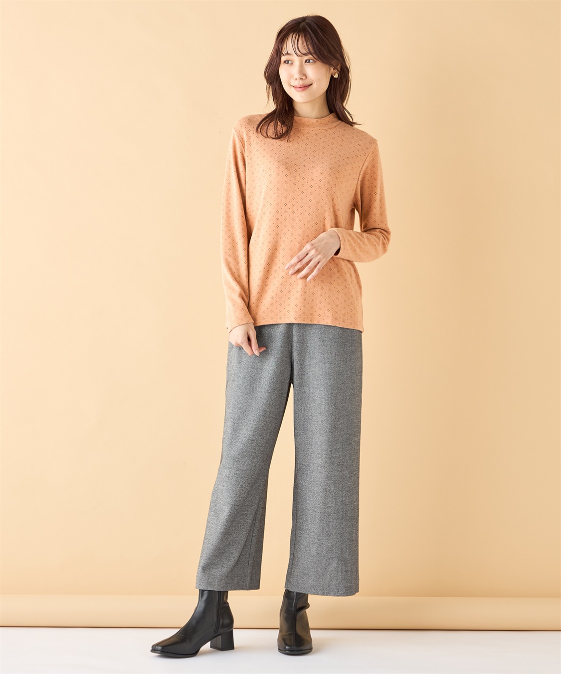 DECOY シアバタージャガードハイネックプルオーバー_sub_9