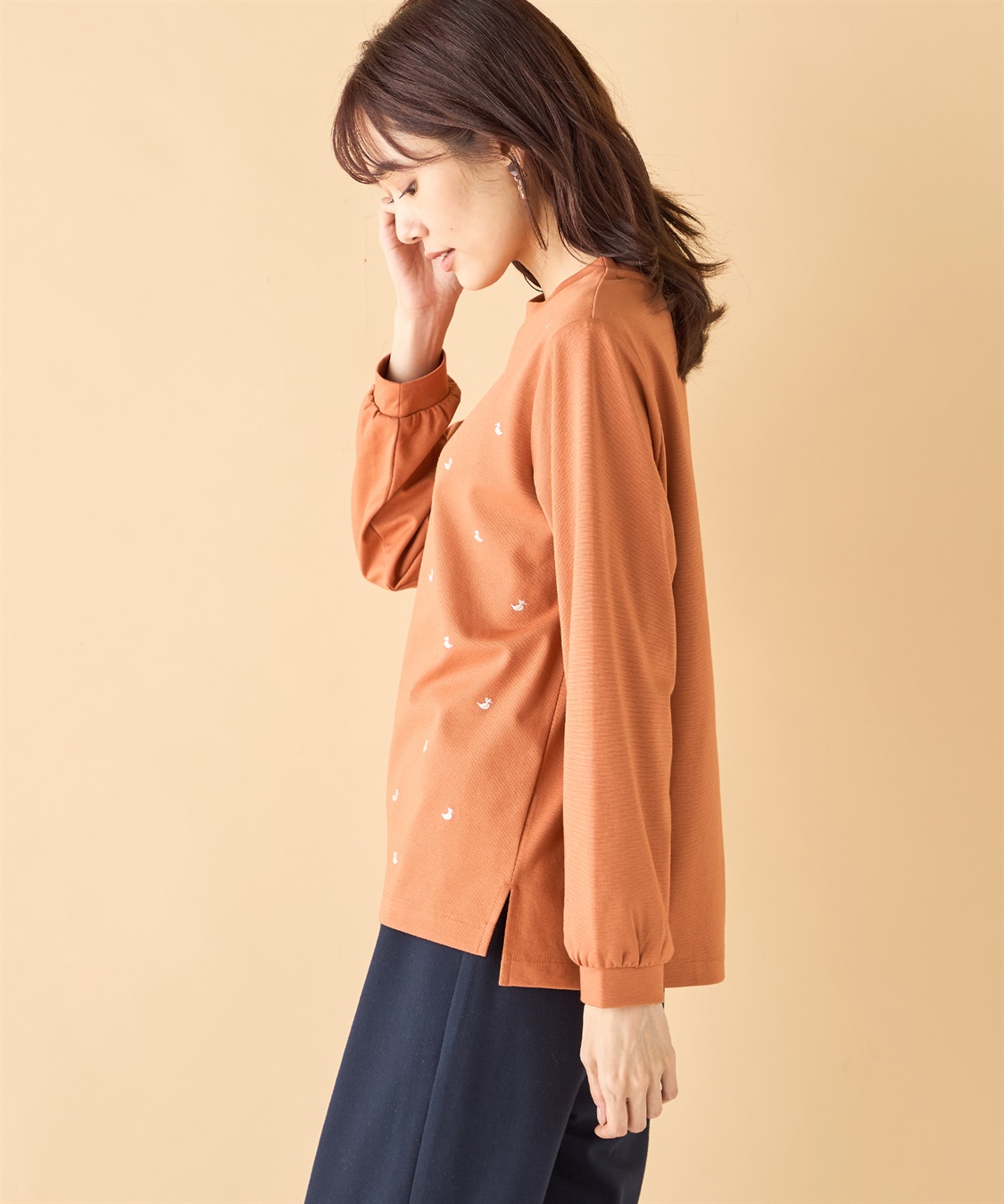 DECOY フロント刺しゅうプルオーバー_sub_1