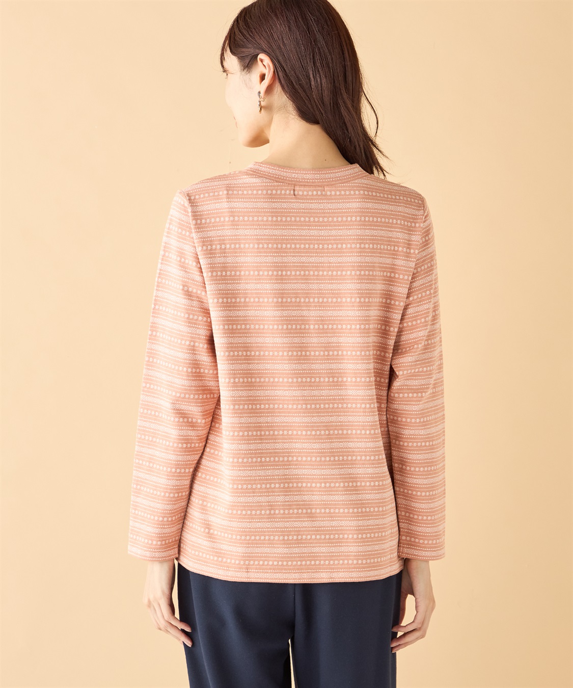 DECOY ジャガードボーダーハイネック_sub_2