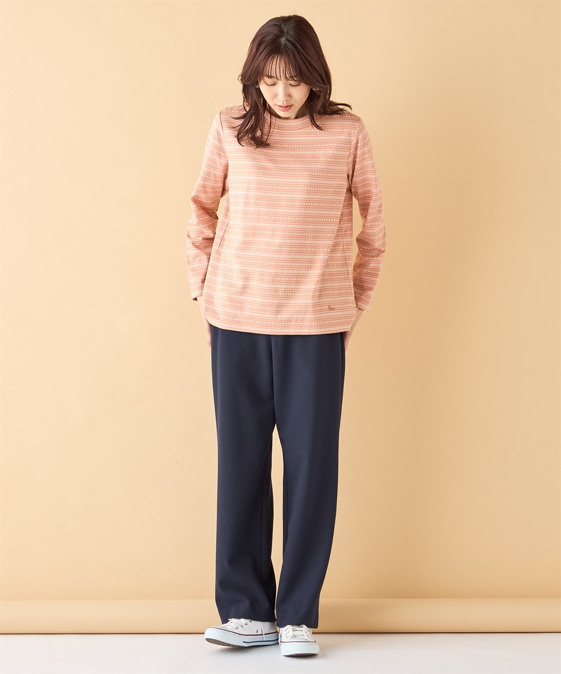 DECOY ジャガードボーダーハイネック_sub_11