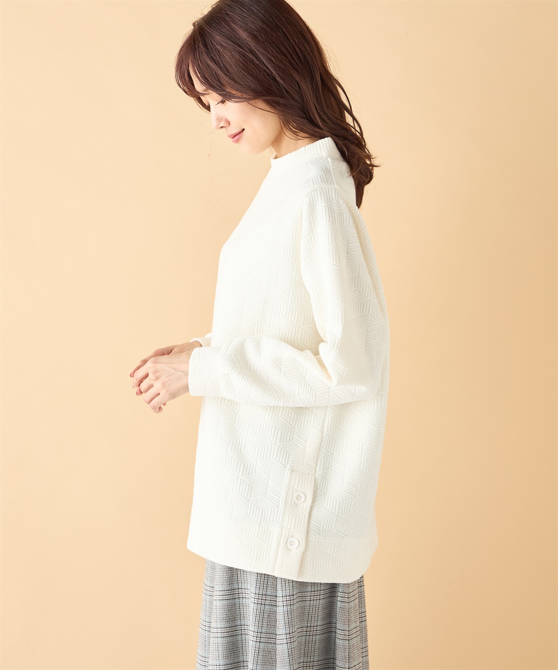 DECOY ふくれジャガードプルオーバー_sub_1