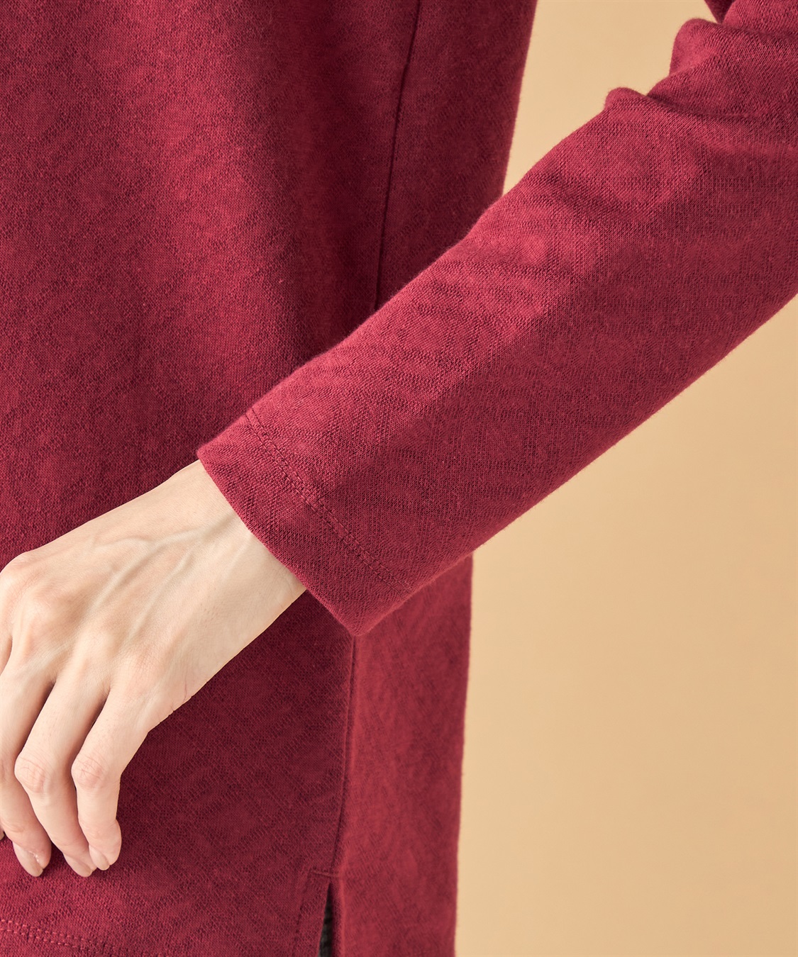 DECOY ショールカラーチェックプルオーバー_sub_4