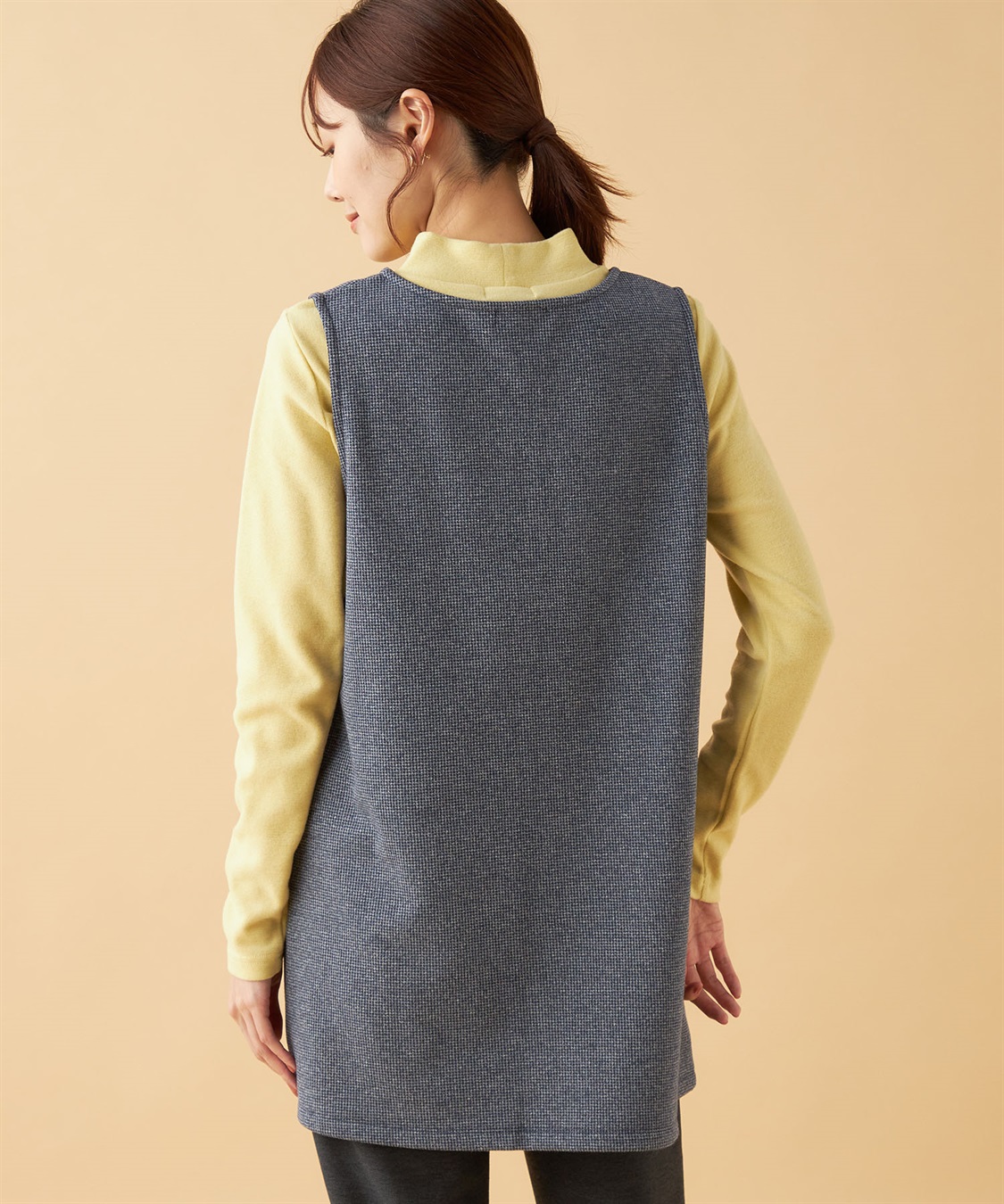 DECOY チェックジャンパードレス_sub_2