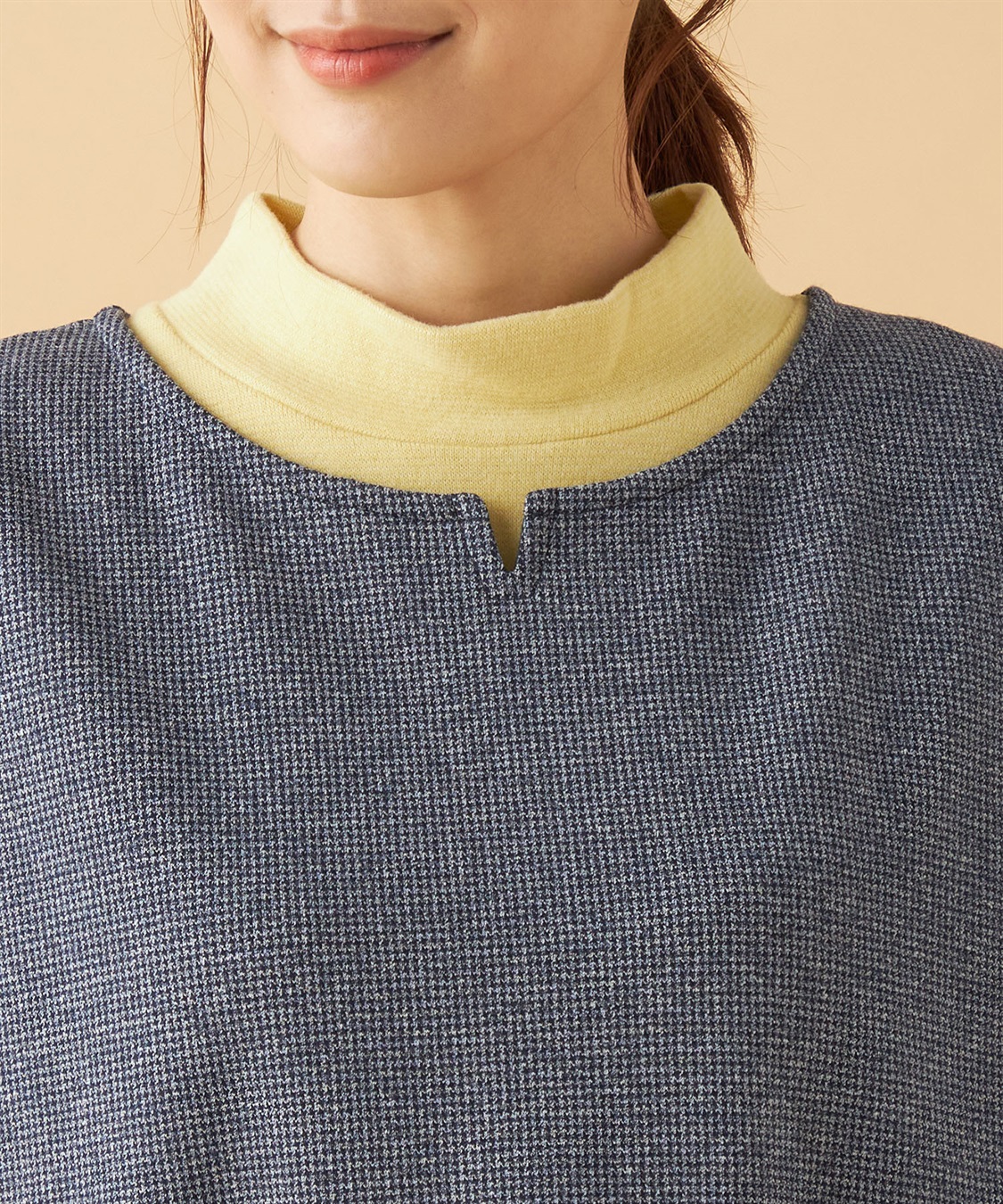 DECOY チェックジャンパードレス_sub_3