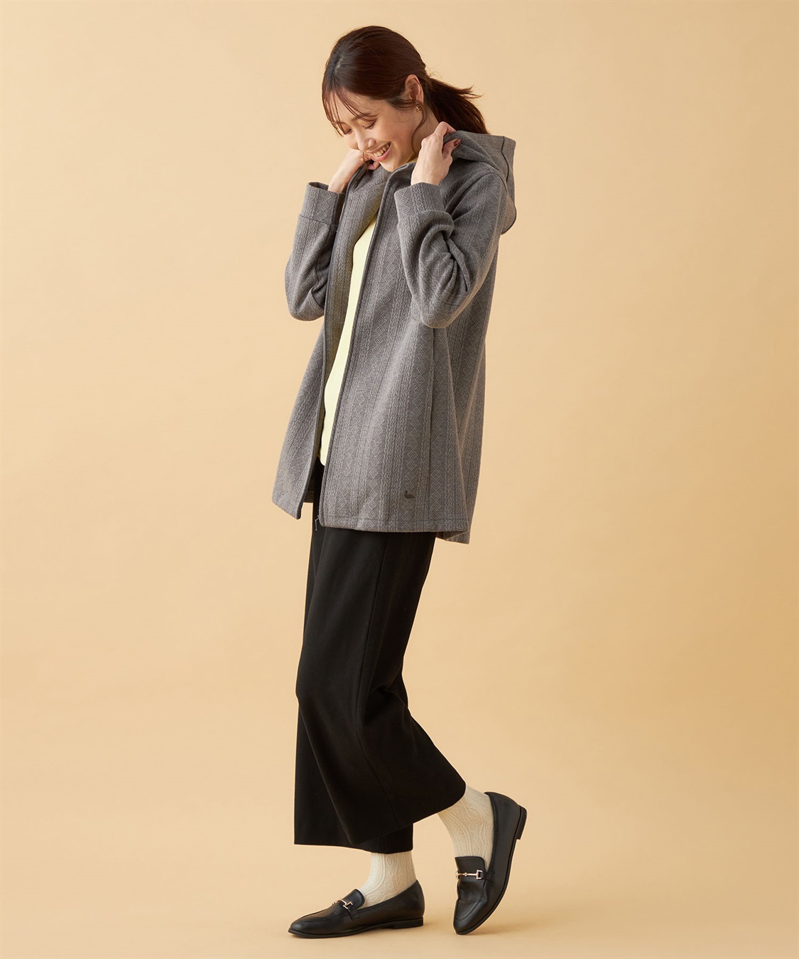 ふくれジャガードジップパーカー DECOY｜クロスプラス公式通販サイト