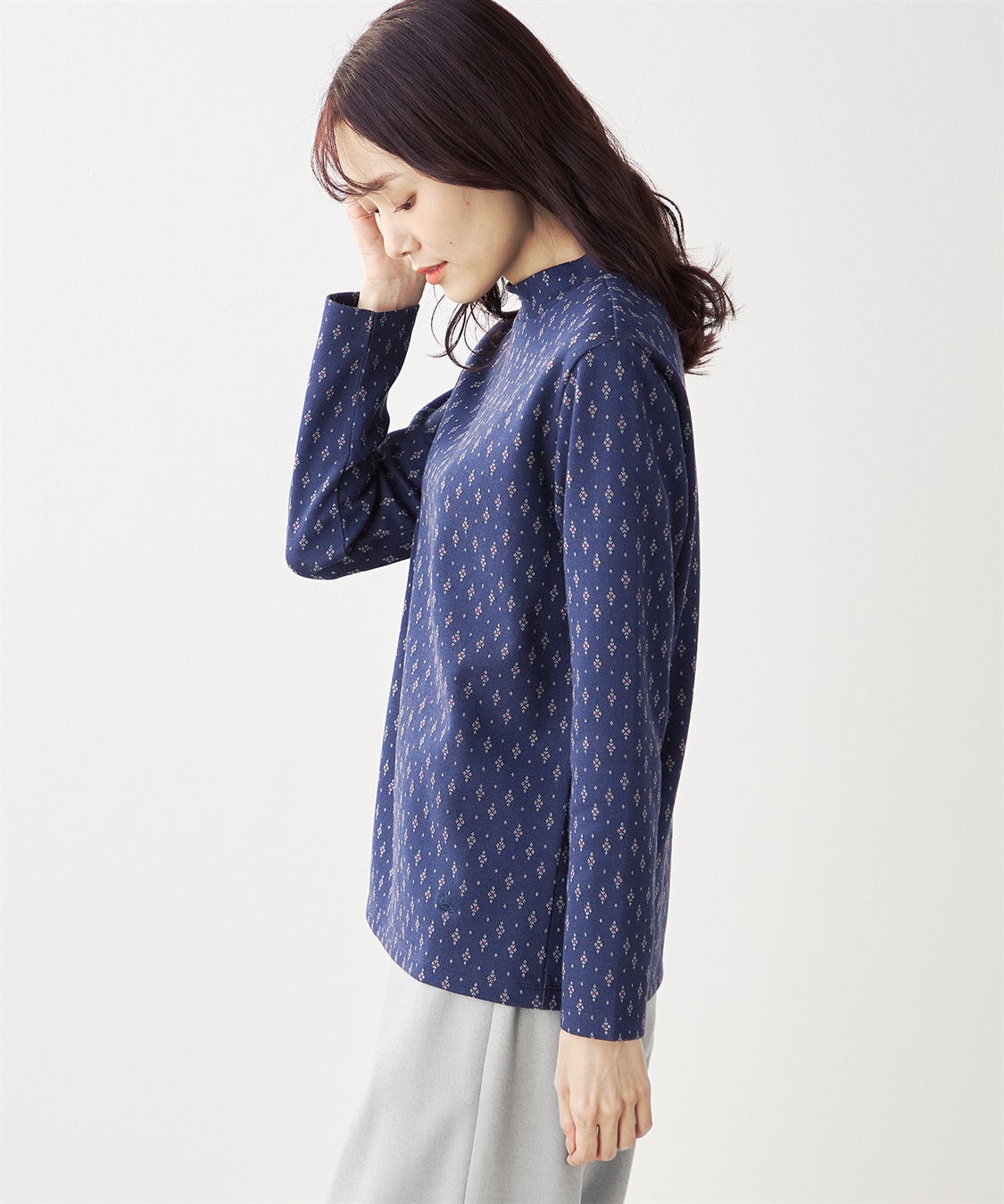 DECOY ジャガードハイネックプルオーバー_sub_1