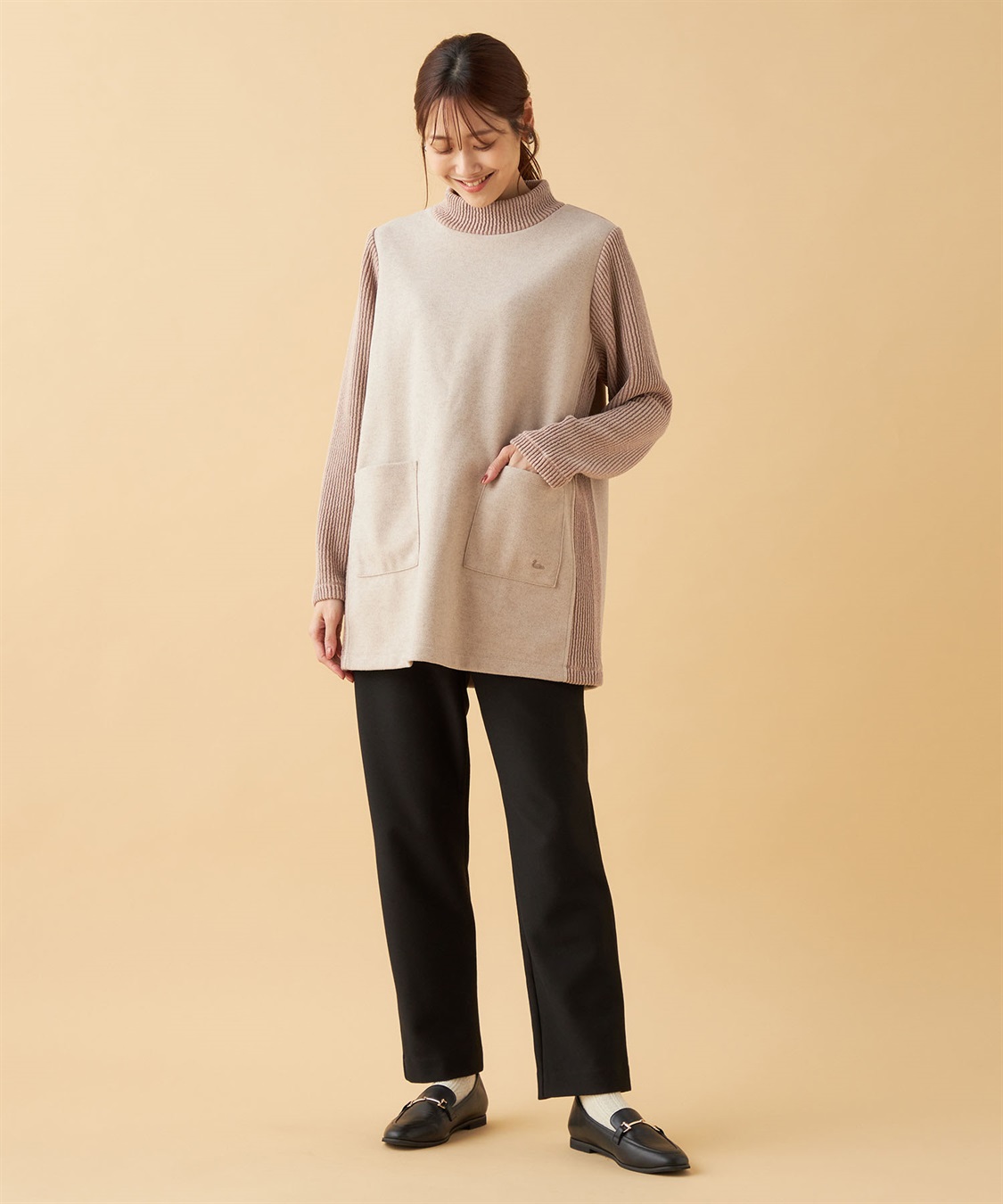 DECOY ウーレット切替チュニックプルオーバー_sub_10