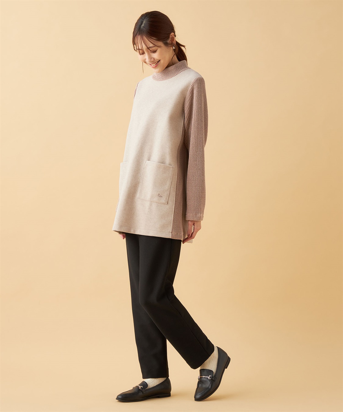 DECOY ウーレット切替チュニックプルオーバー_sub_11