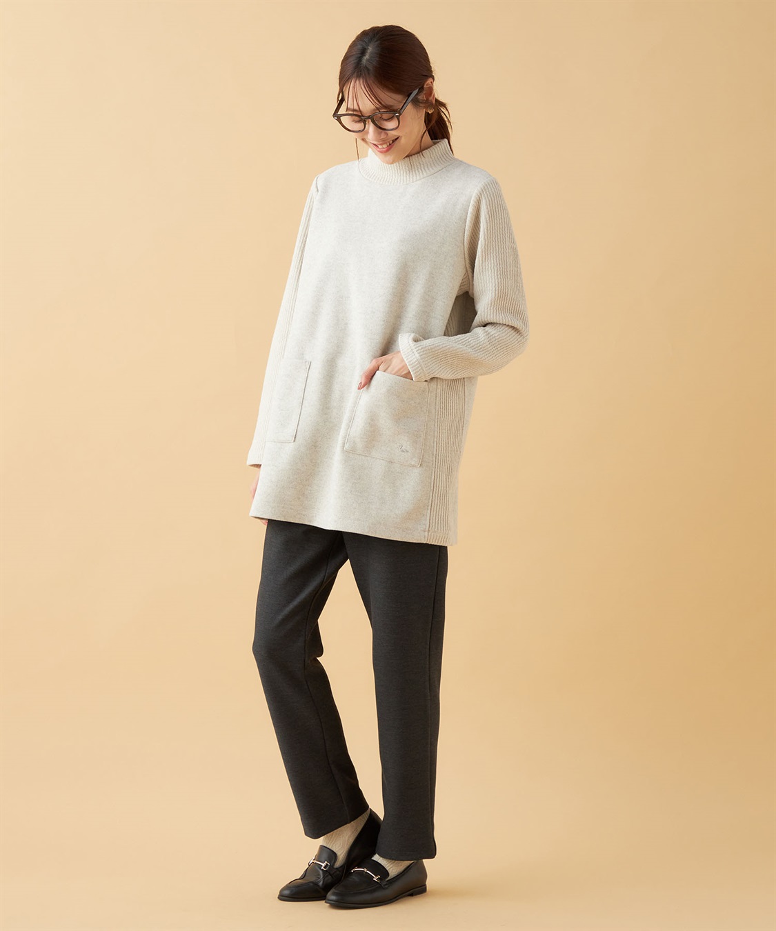 DECOY ウーレット切替チュニックプルオーバー_sub_13