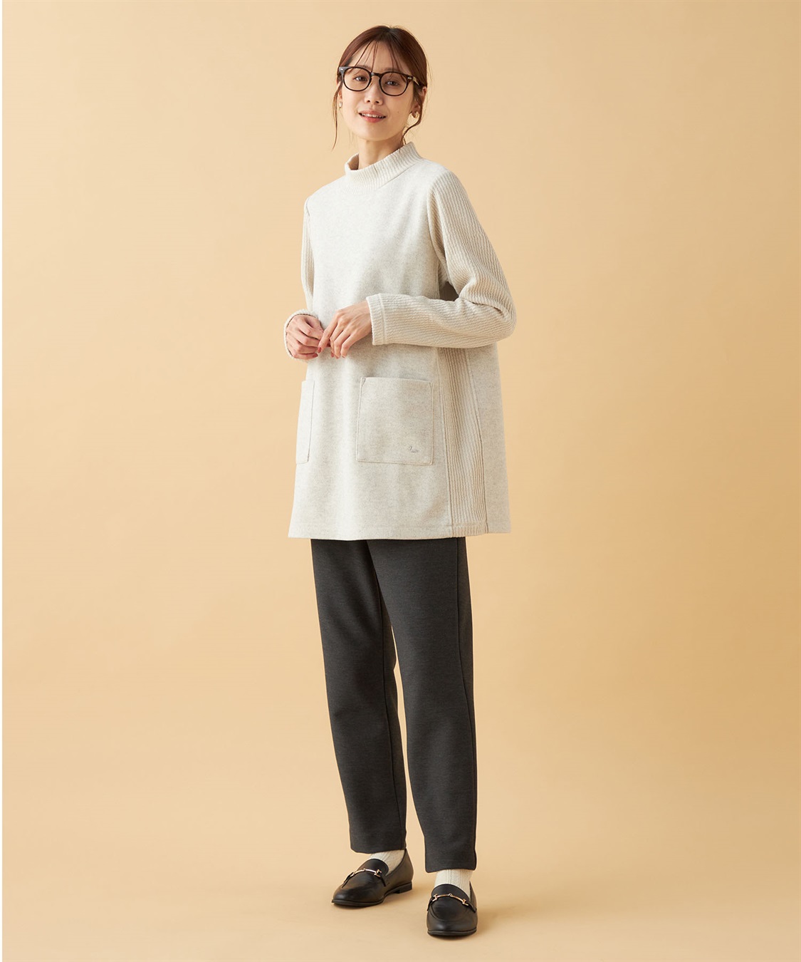 DECOY ウーレット切替チュニックプルオーバー_sub_14