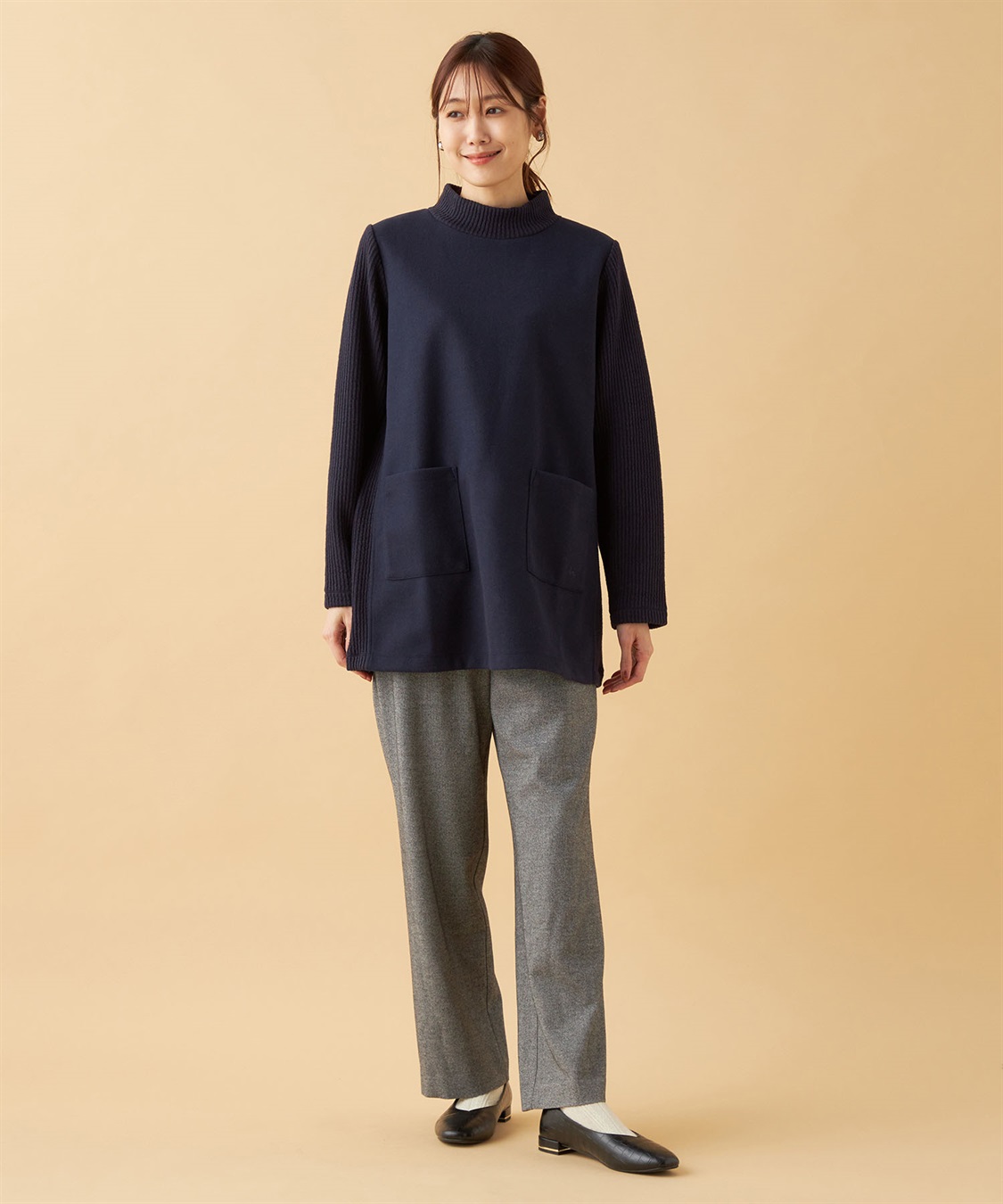 DECOY ウーレット切替チュニックプルオーバー_sub_17