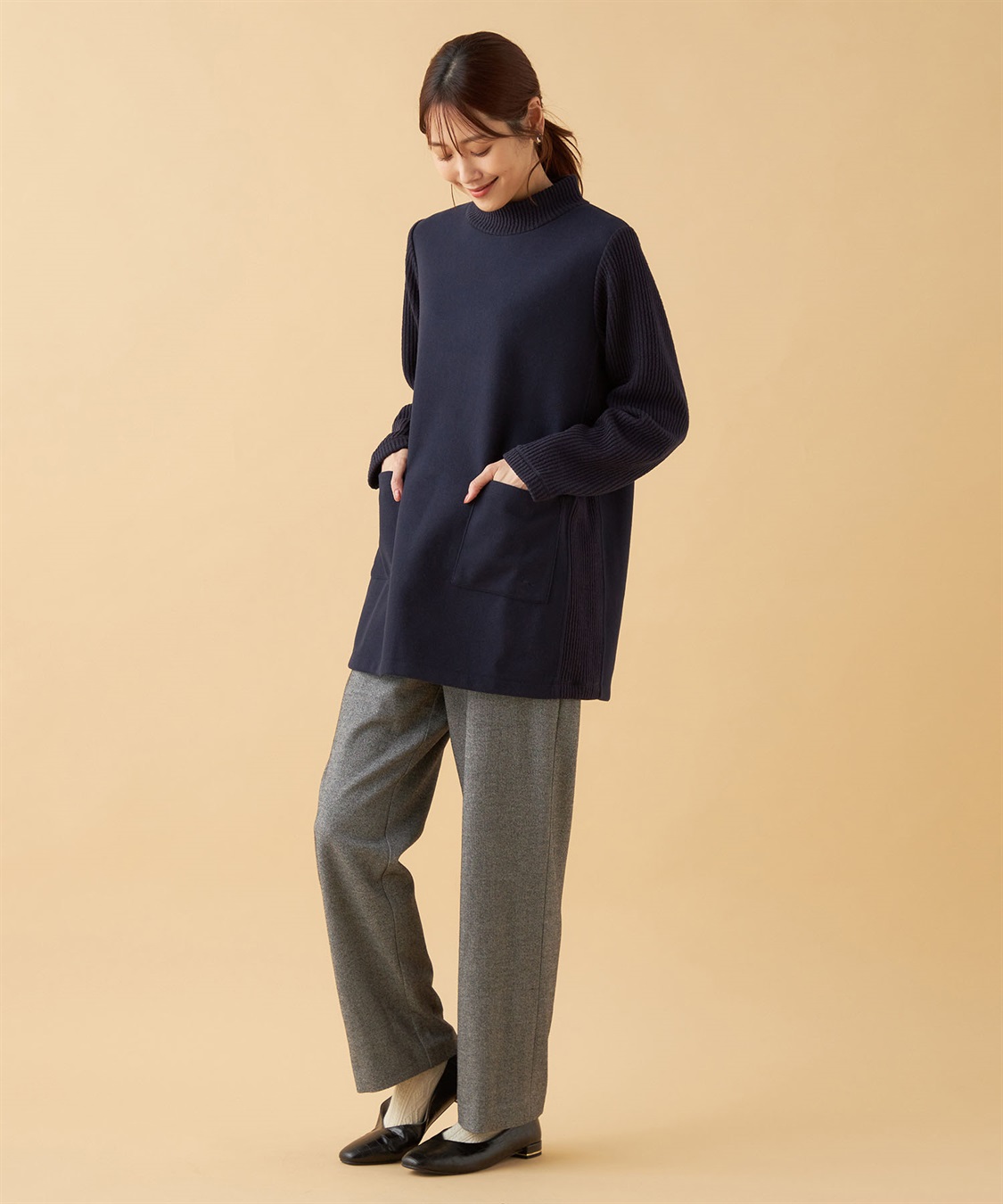 DECOY ウーレット切替チュニックプルオーバー_sub_18