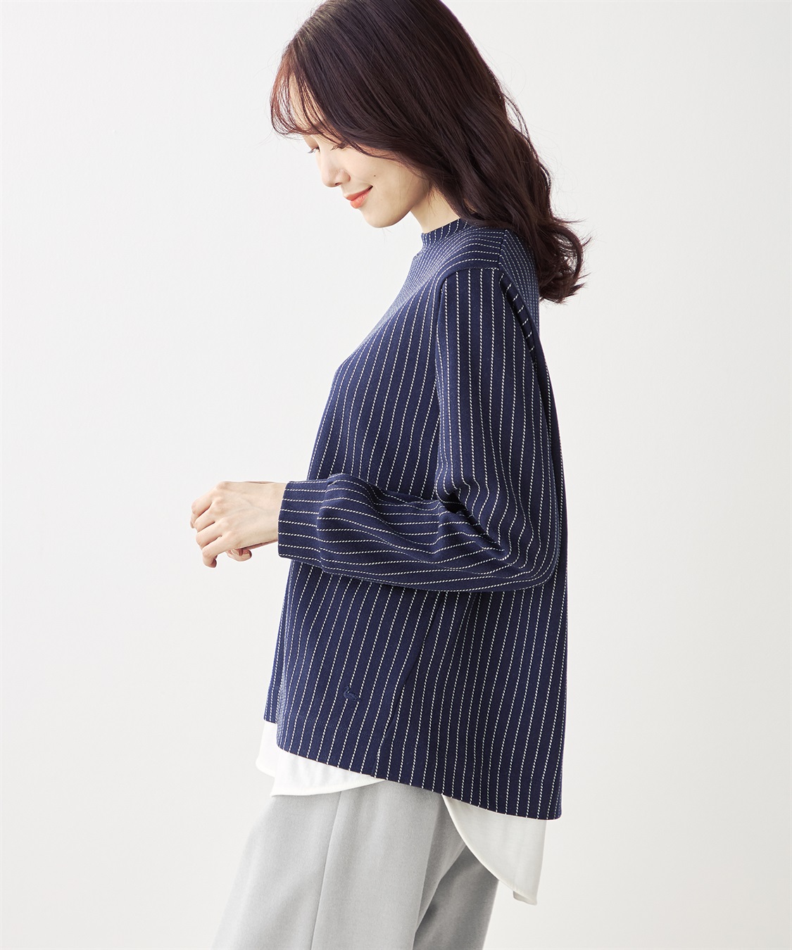 DECOY レイヤード風プルオーバー_sub_4