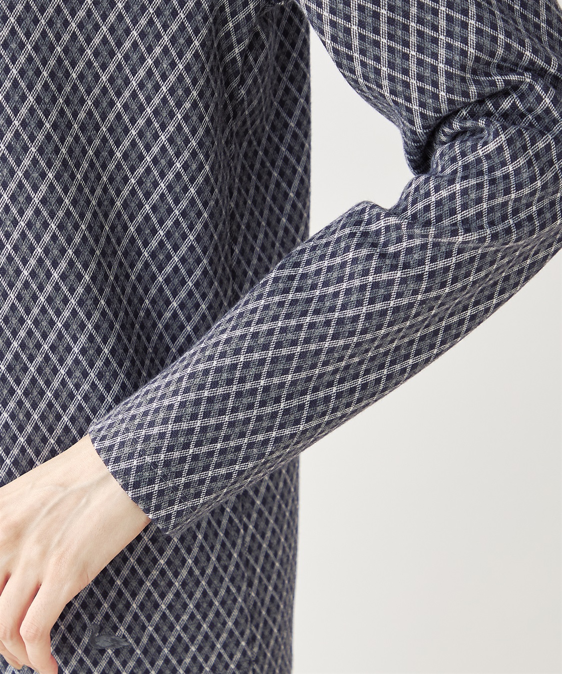 DECOY チェックジャガードプルオーバー_sub_4