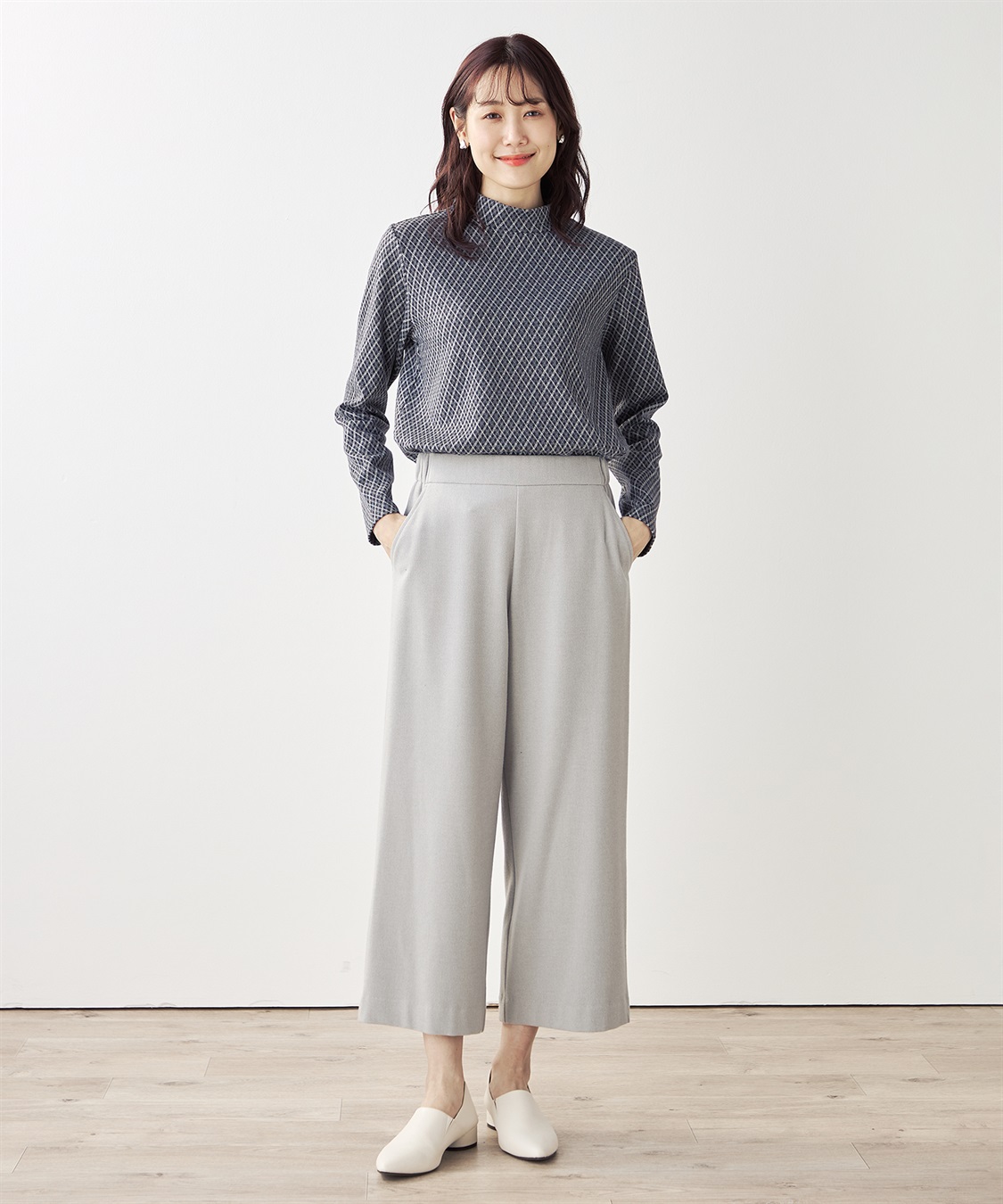 DECOY チェックジャガードプルオーバー_sub_8