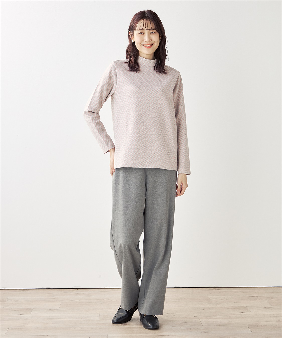 DECOY チェックジャガードプルオーバー_sub_12