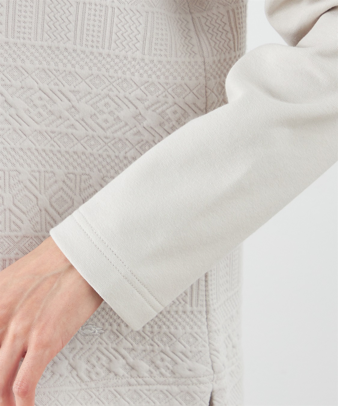 DECOY キルトジャガード切替チュニック_sub_4