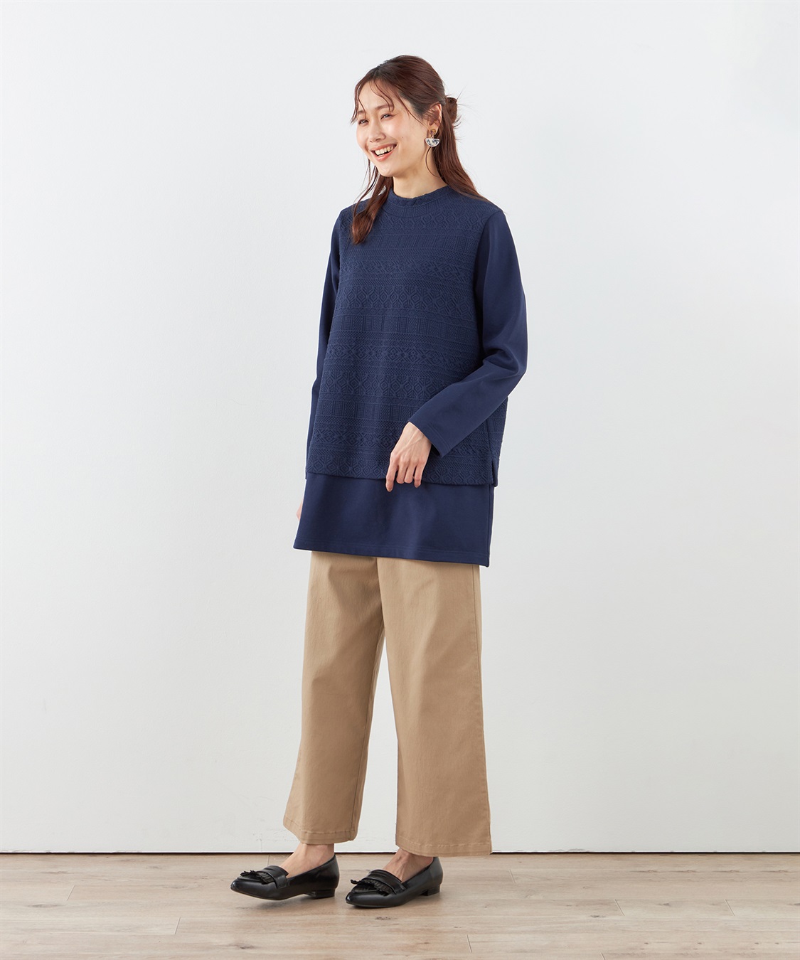 DECOY キルトジャガード切替チュニック_sub_14