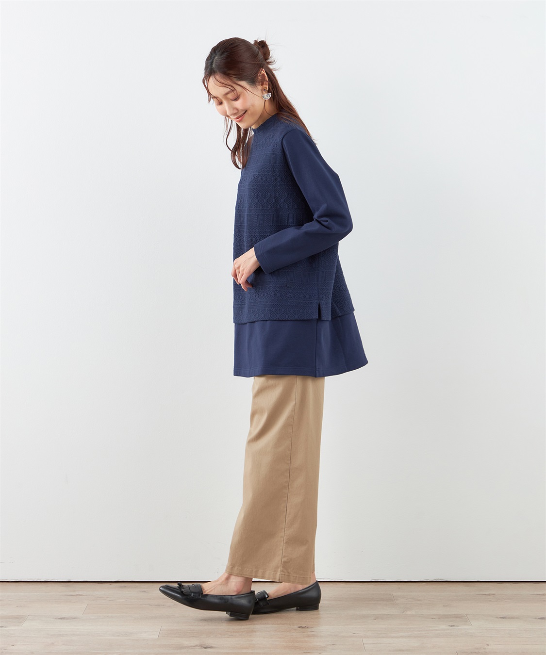 DECOY キルトジャガード切替チュニック_sub_15